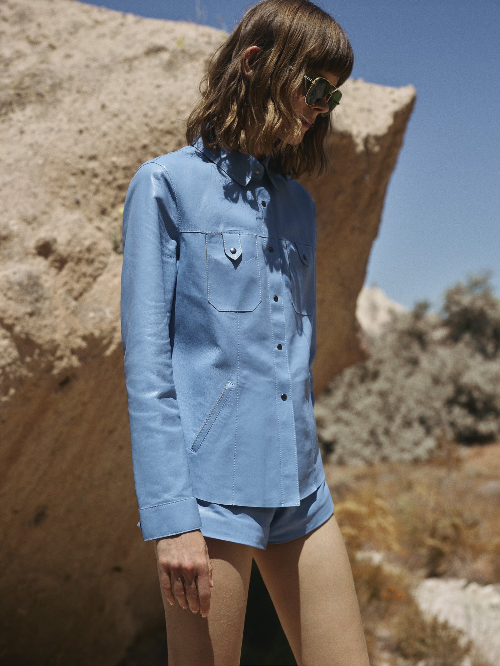 Safari Leather Shirt