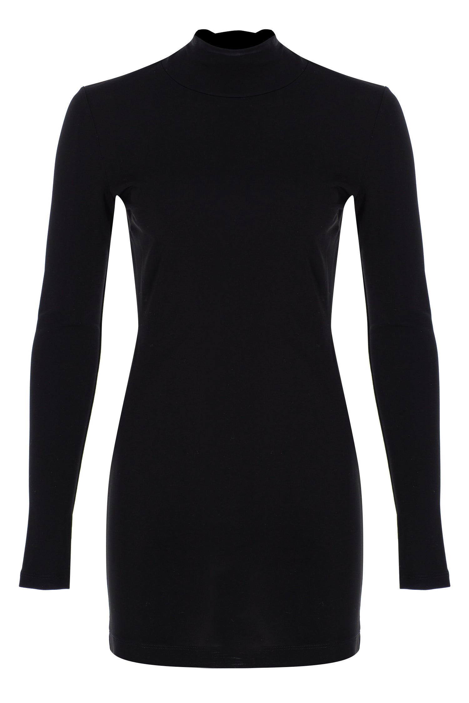 Open Back Jersey Mini Dress