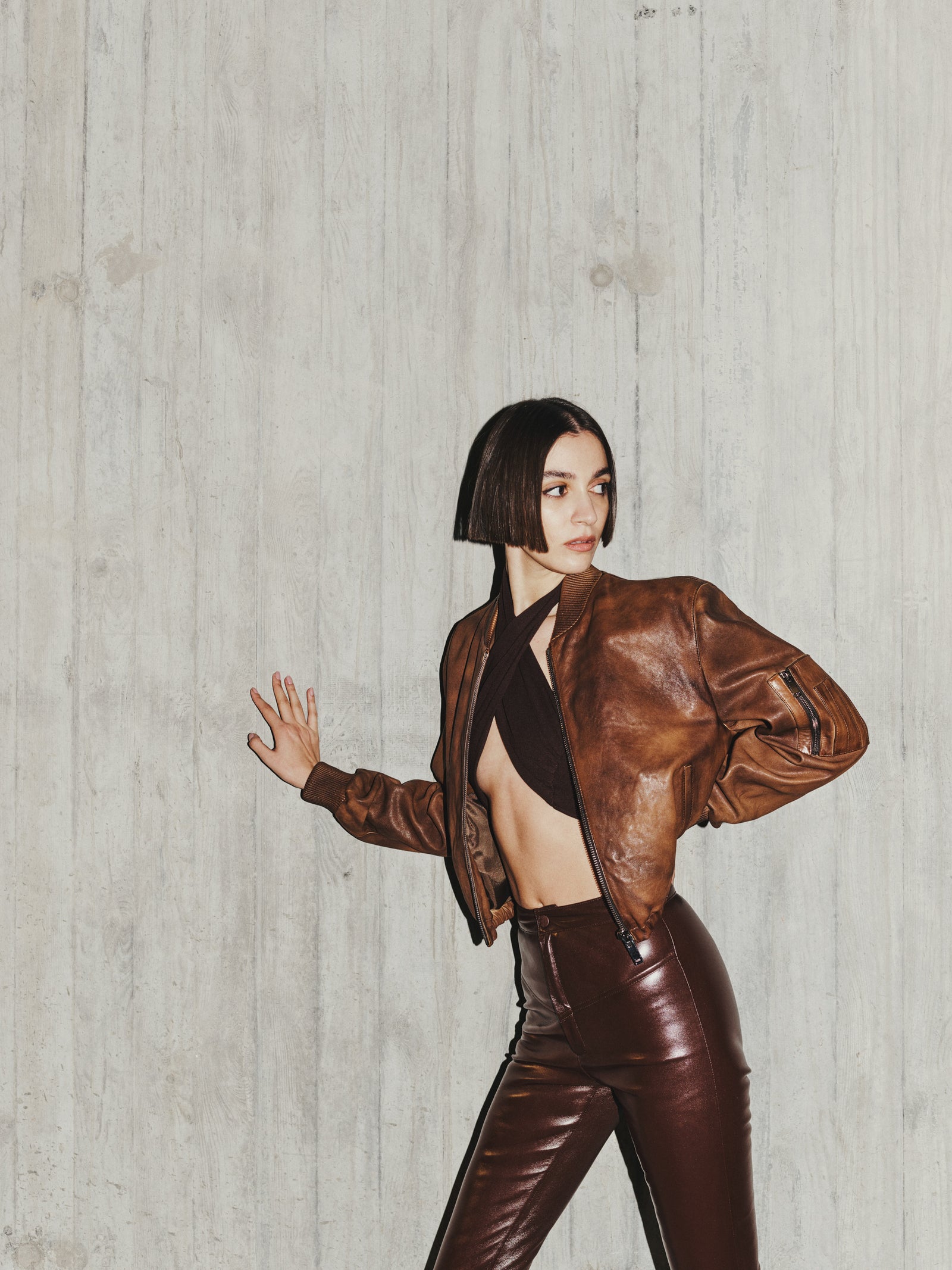 Highwaist Skinny Leather Pants