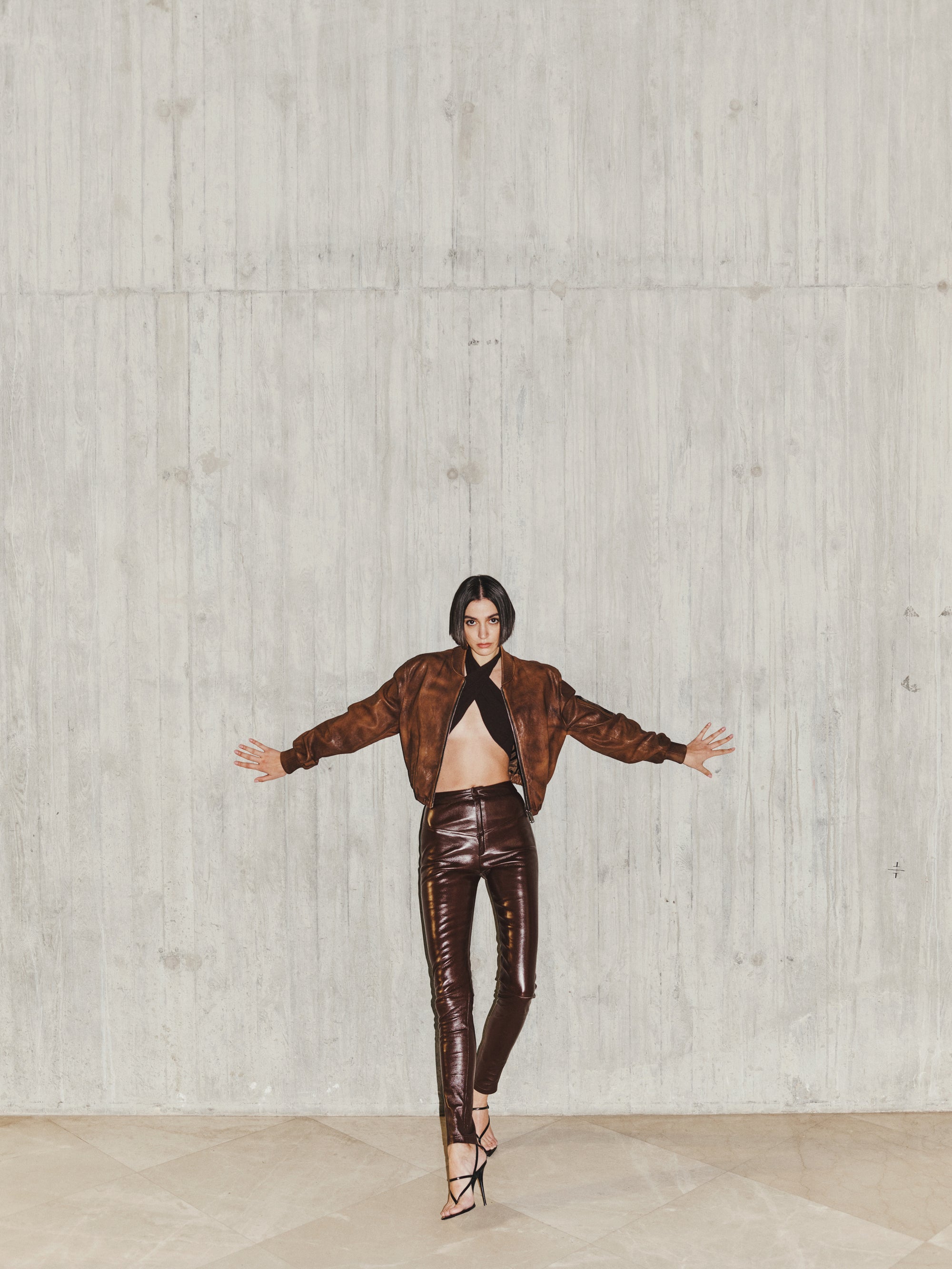 Highwaist Skinny Leather Pants