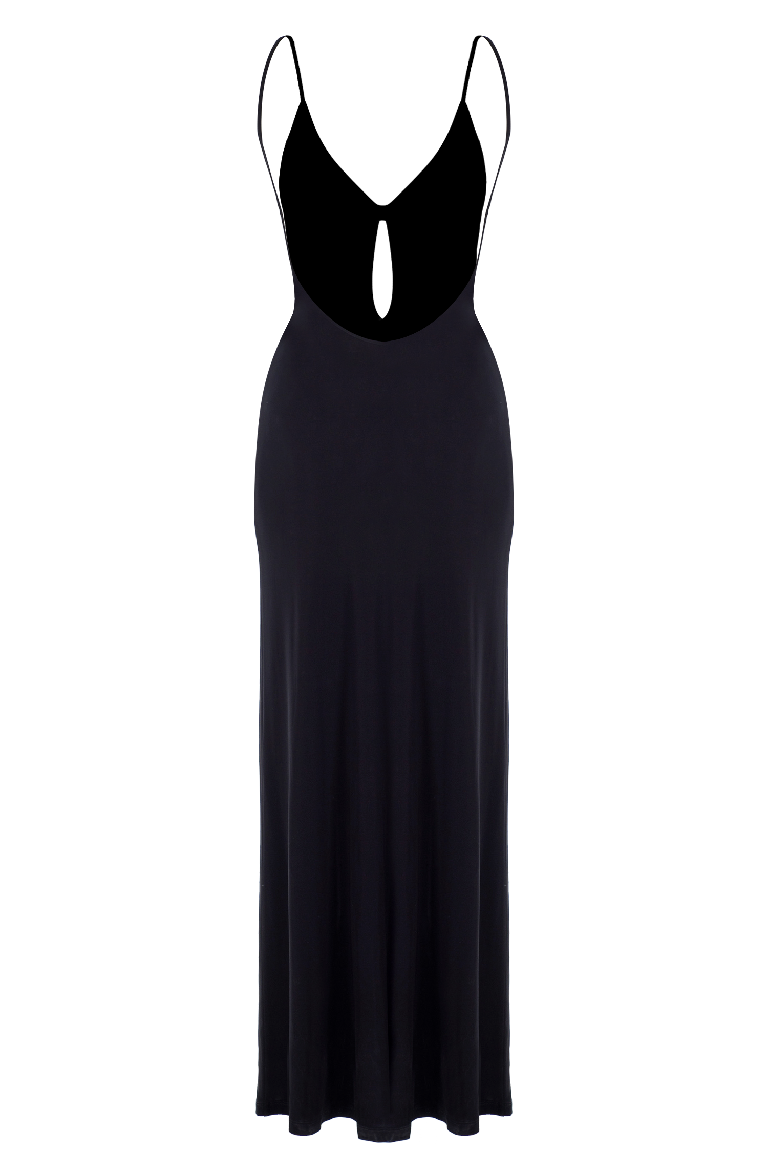 Drop - V Neck Jersey Maxi Dress