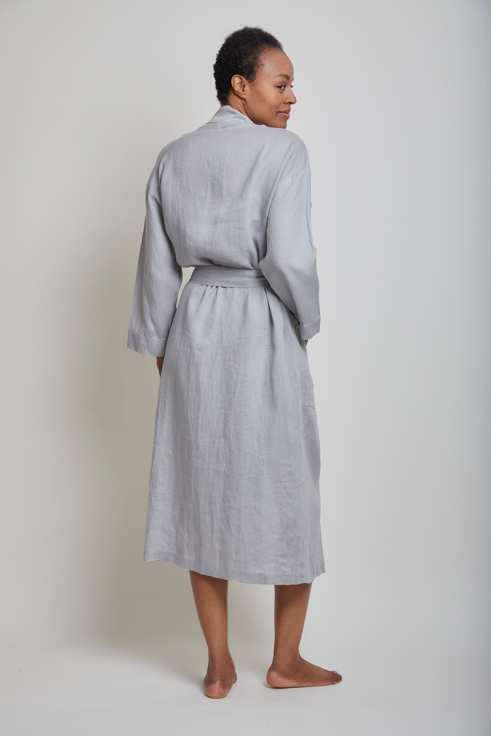 Long Linen Robe