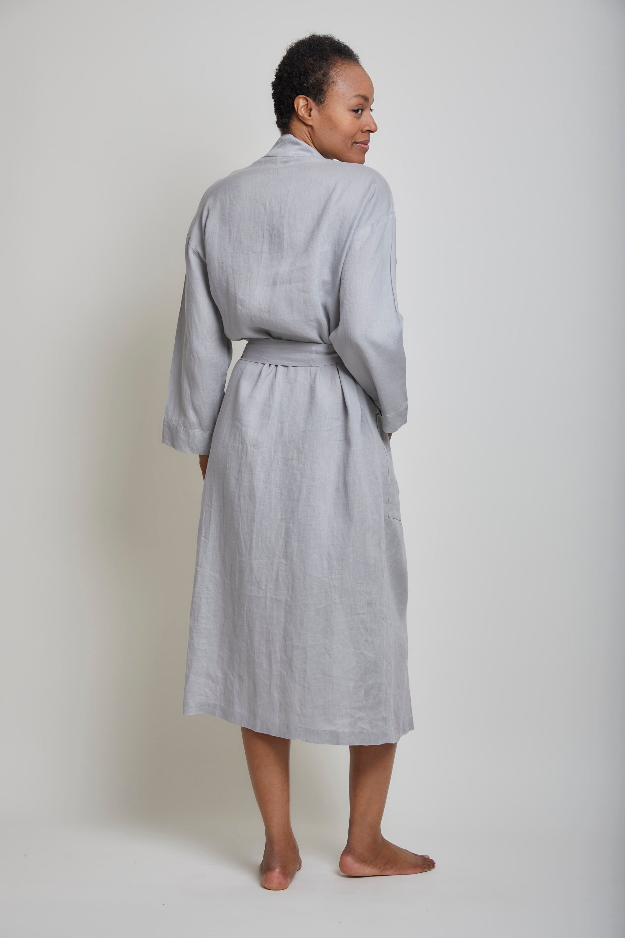 Long Linen Robe