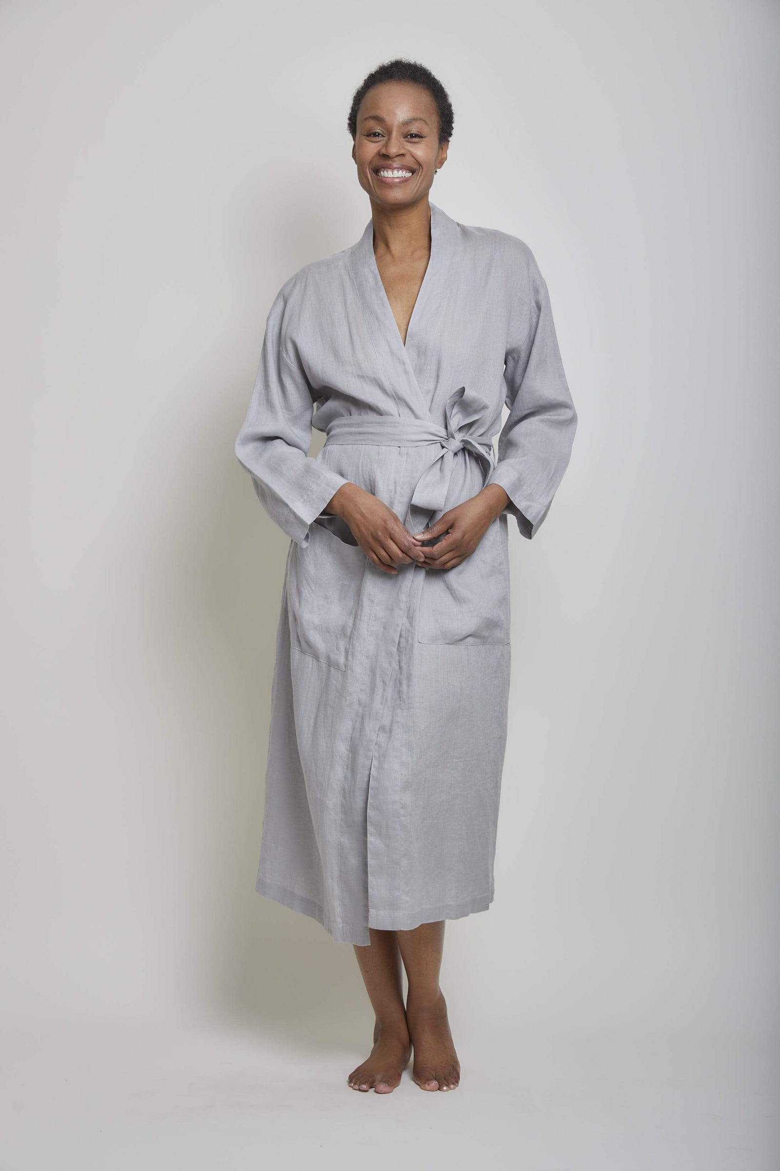 Long Linen Robe