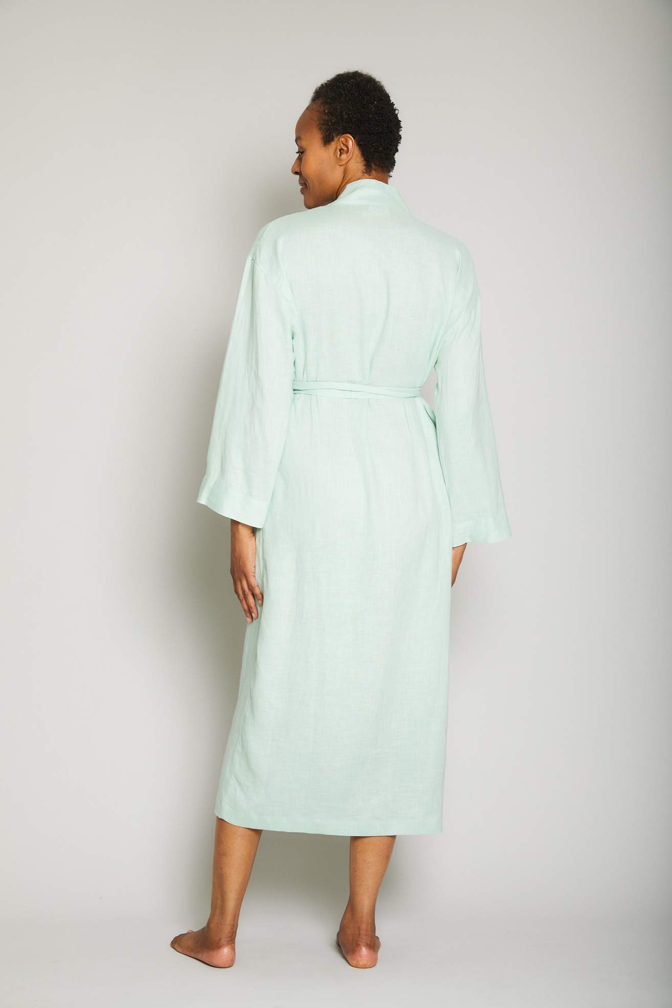 Long Linen Robe