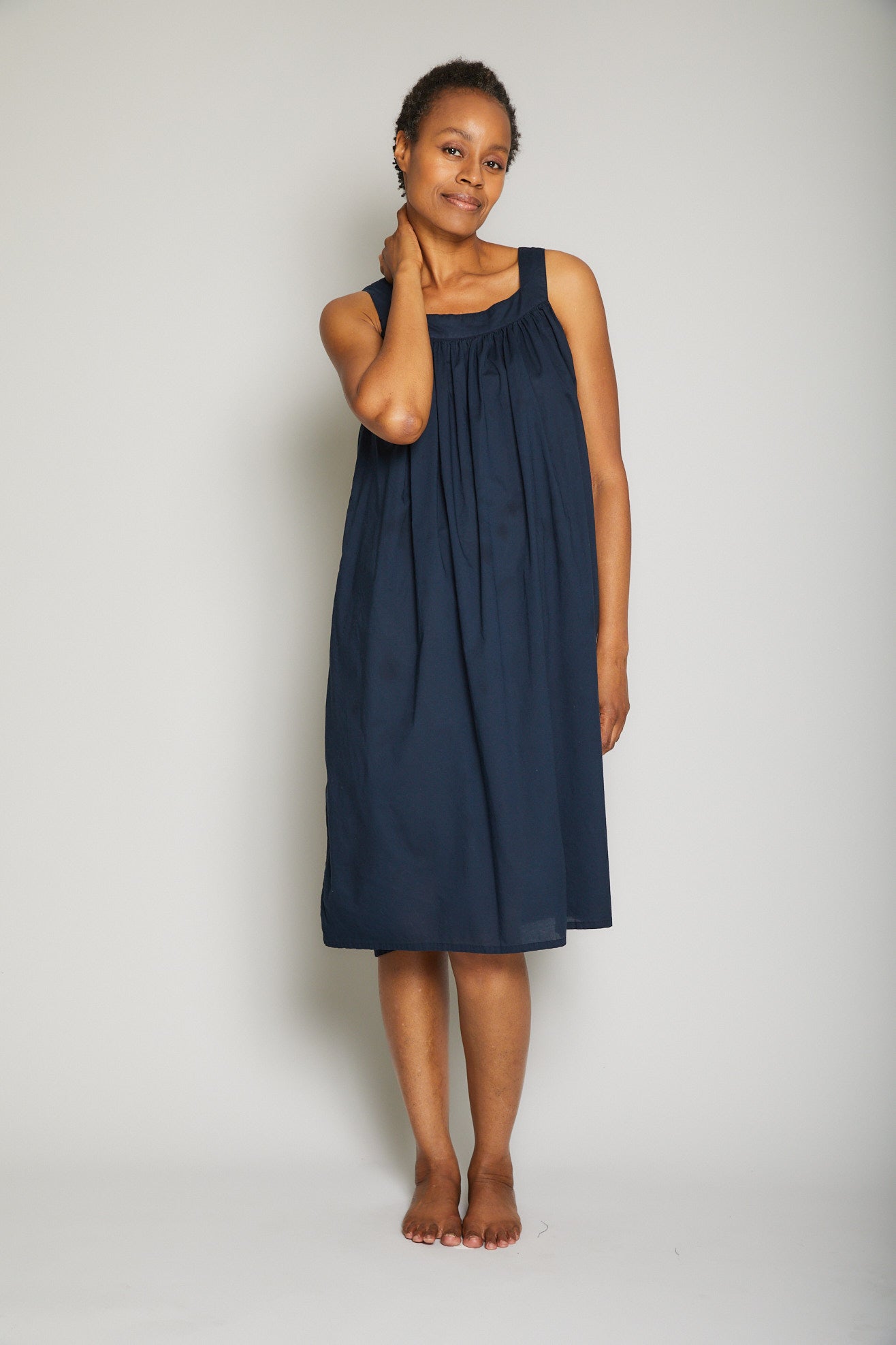 Long Square Neck Nightgown