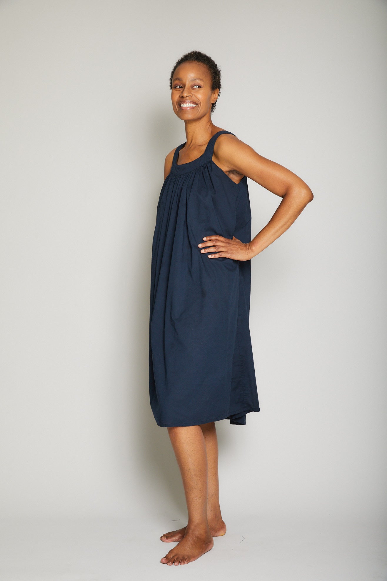 Long Square Neck Nightgown