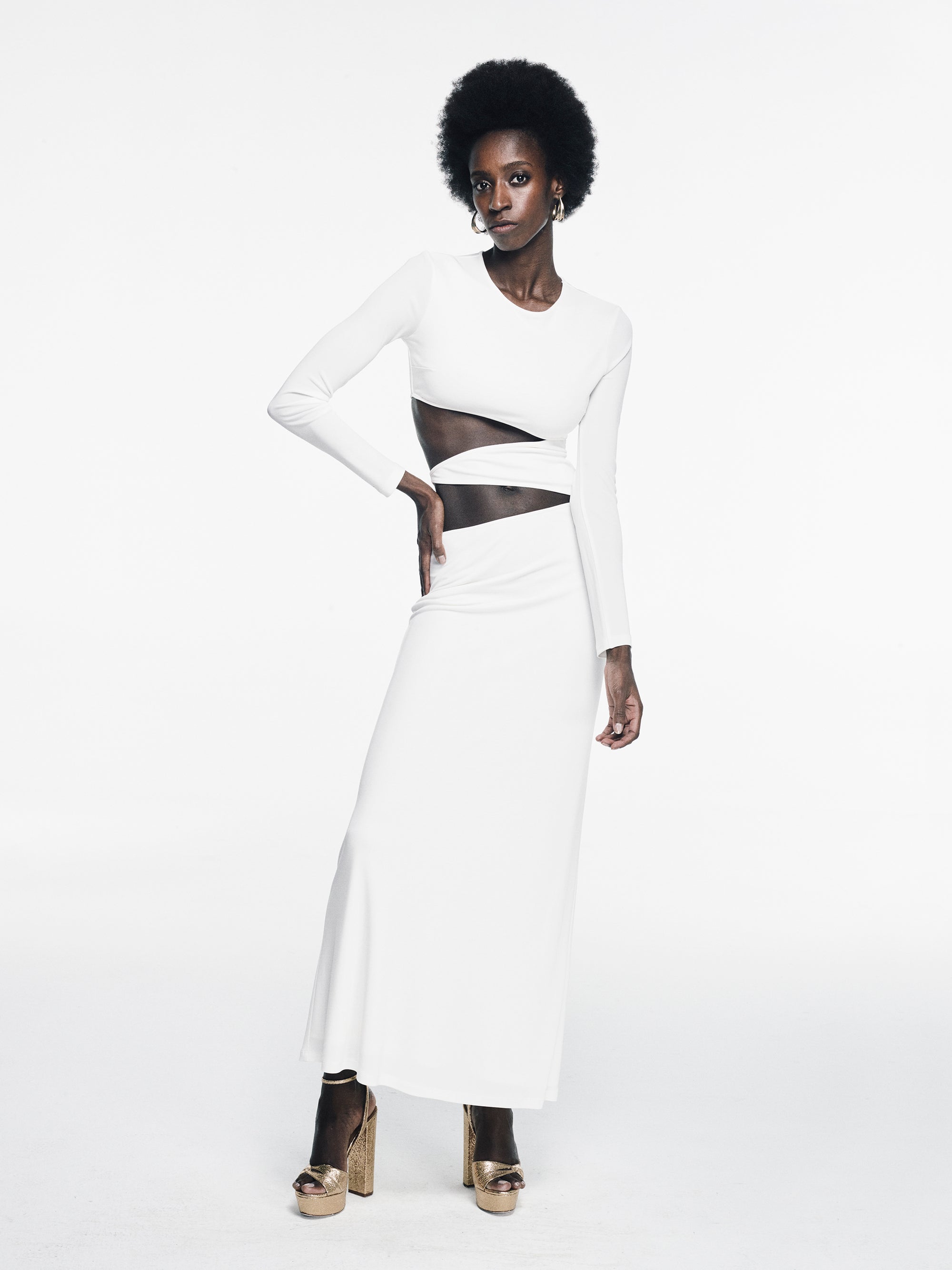 CutOut Jersey Maxi
Dress