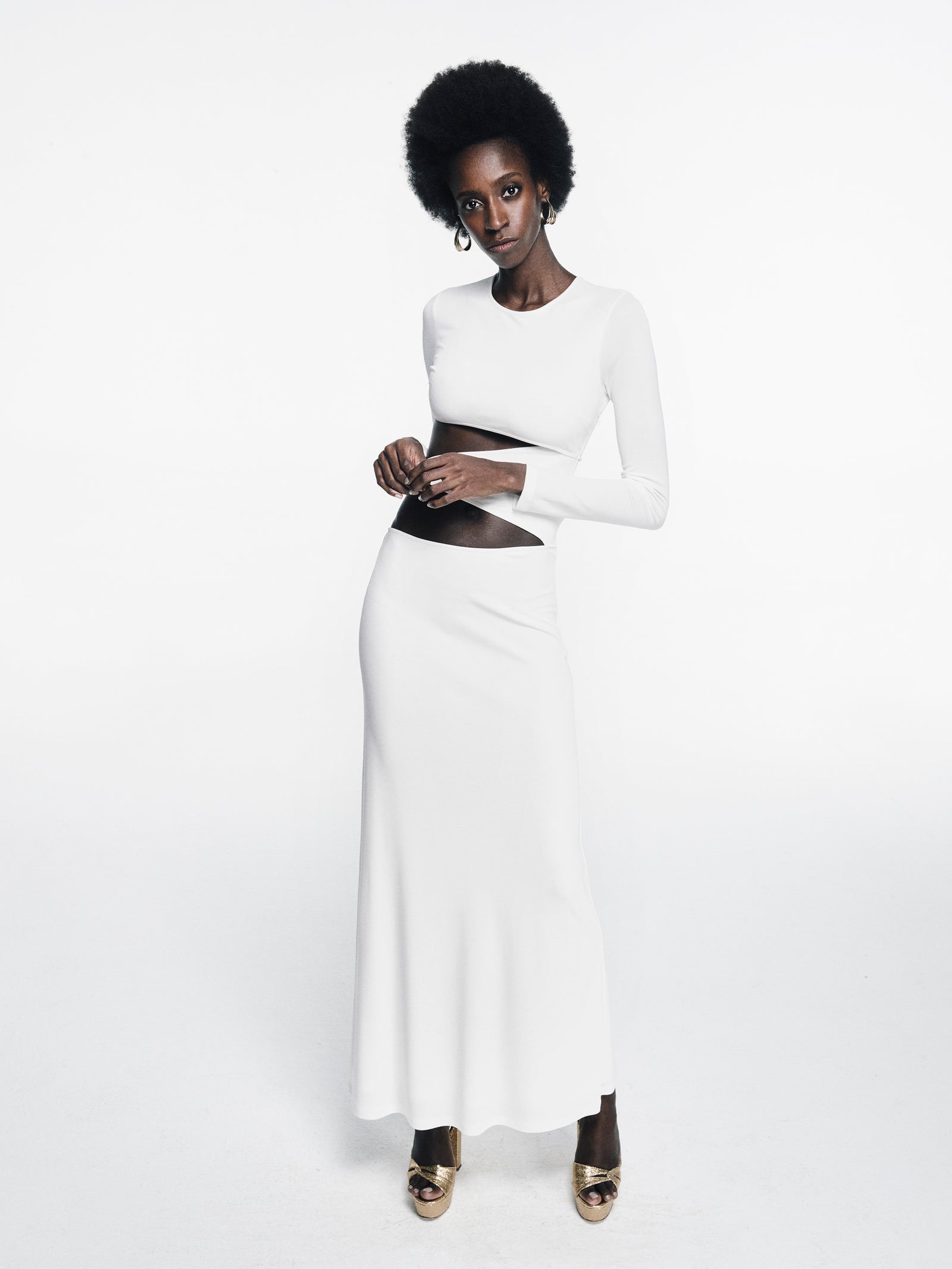 CutOut Jersey Maxi
Dress