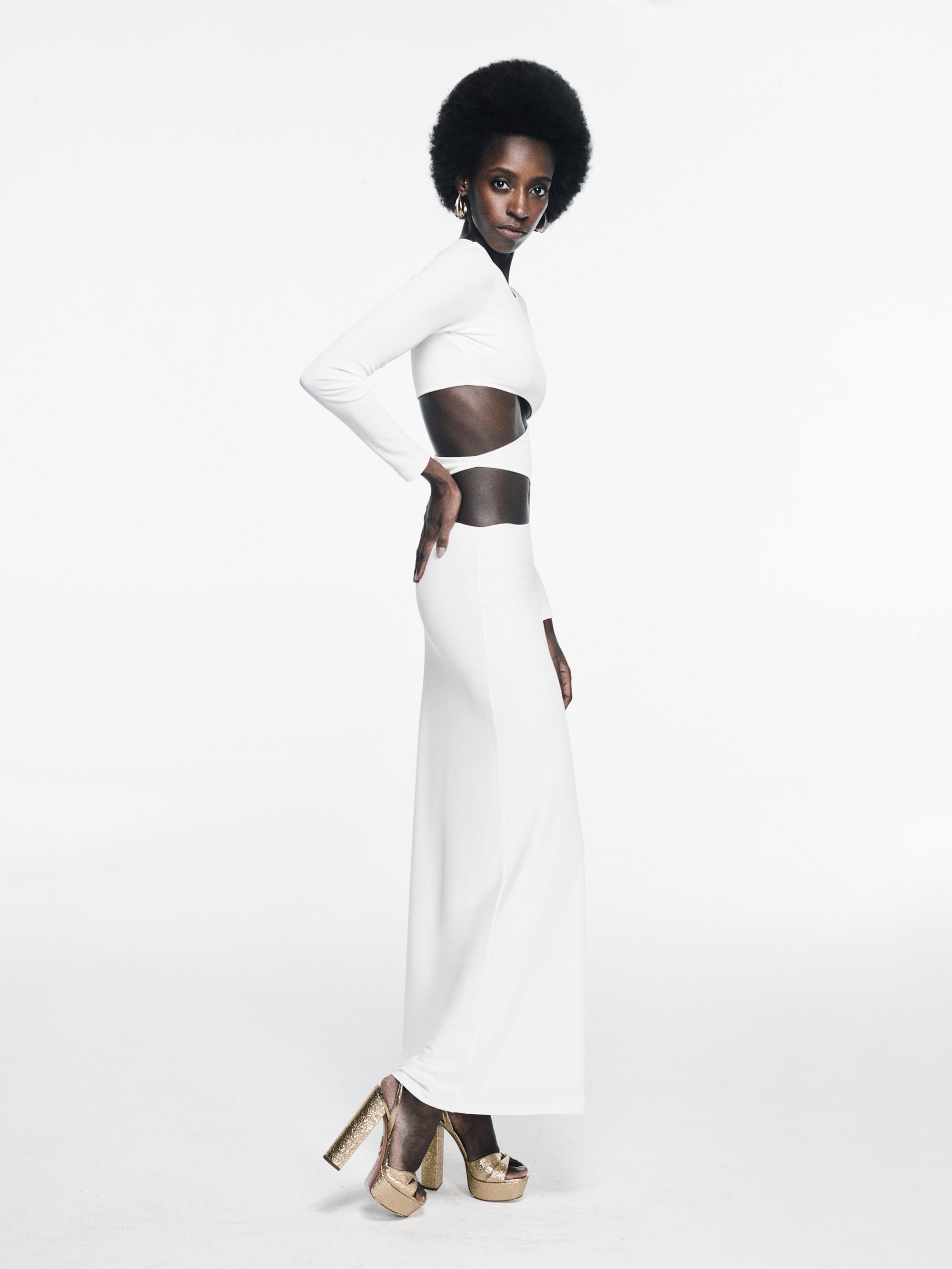 CutOut Jersey Maxi
Dress