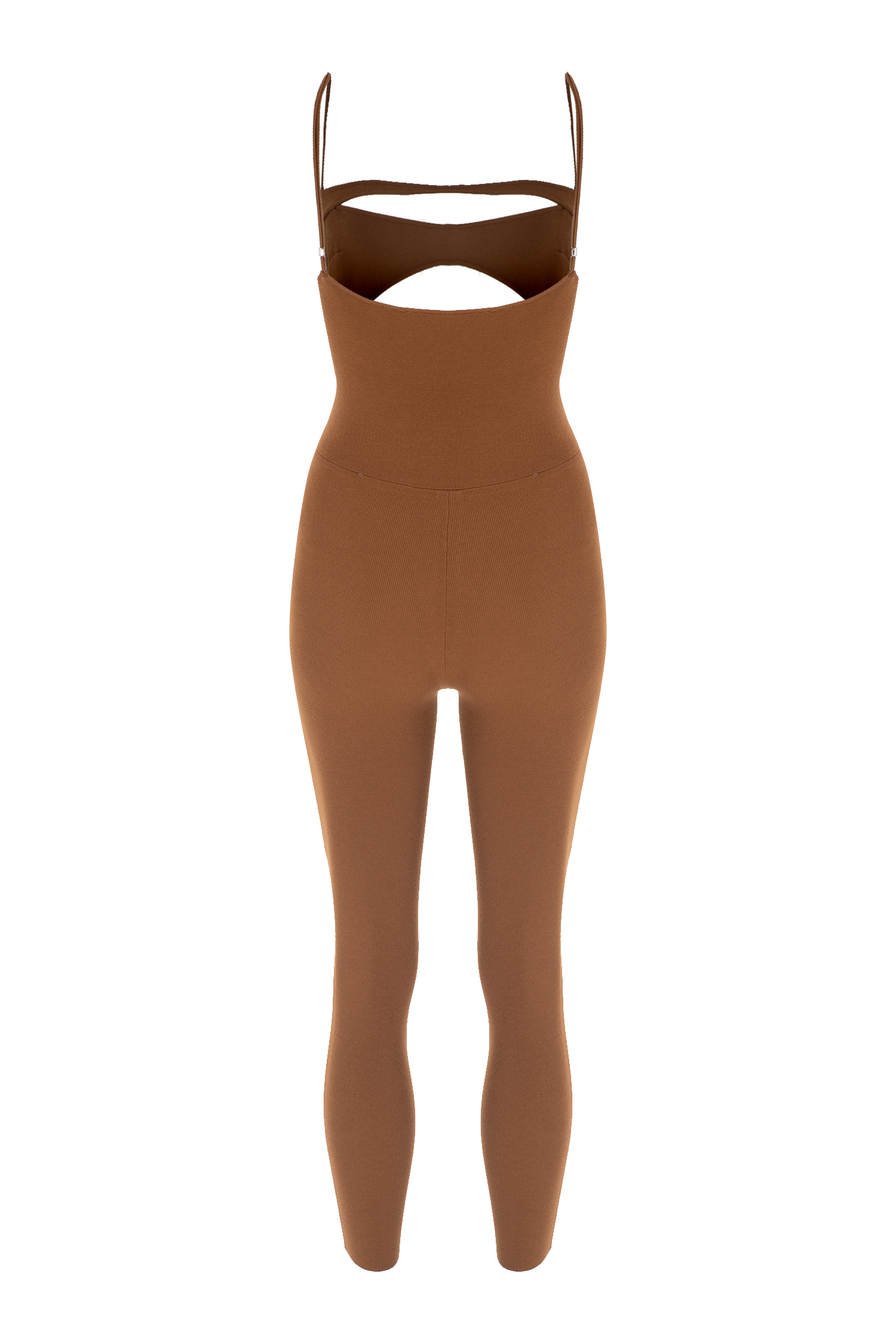 Spaghetti Cutout Knit Catsuit