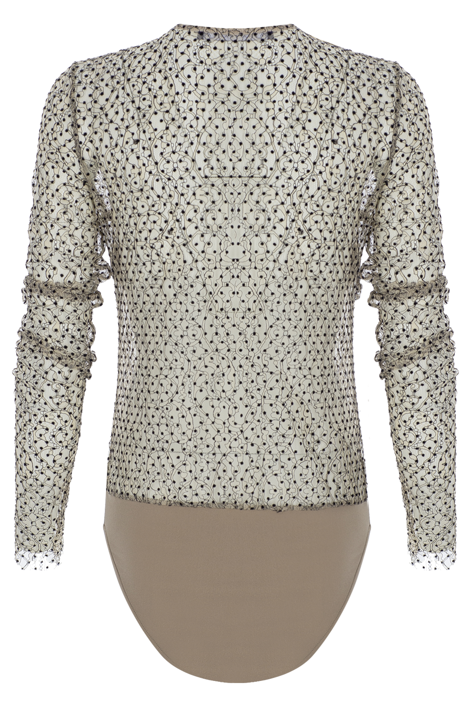 Polka Dot Lace Bodysuit