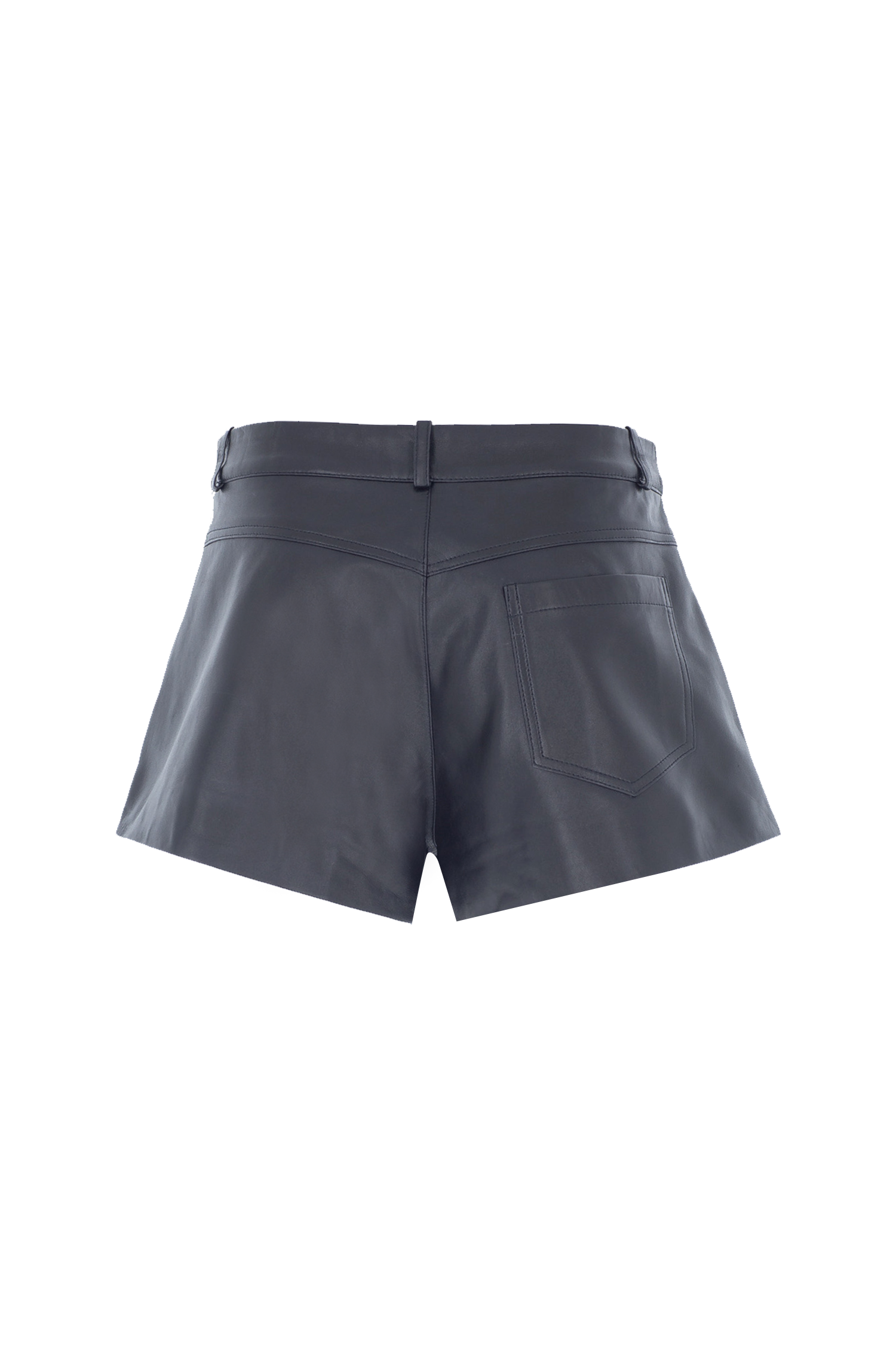 Mini Leather Shorts