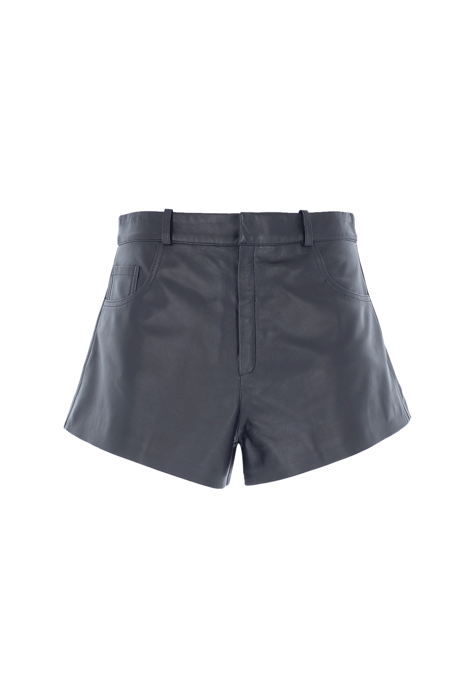 Mini Leather Shorts