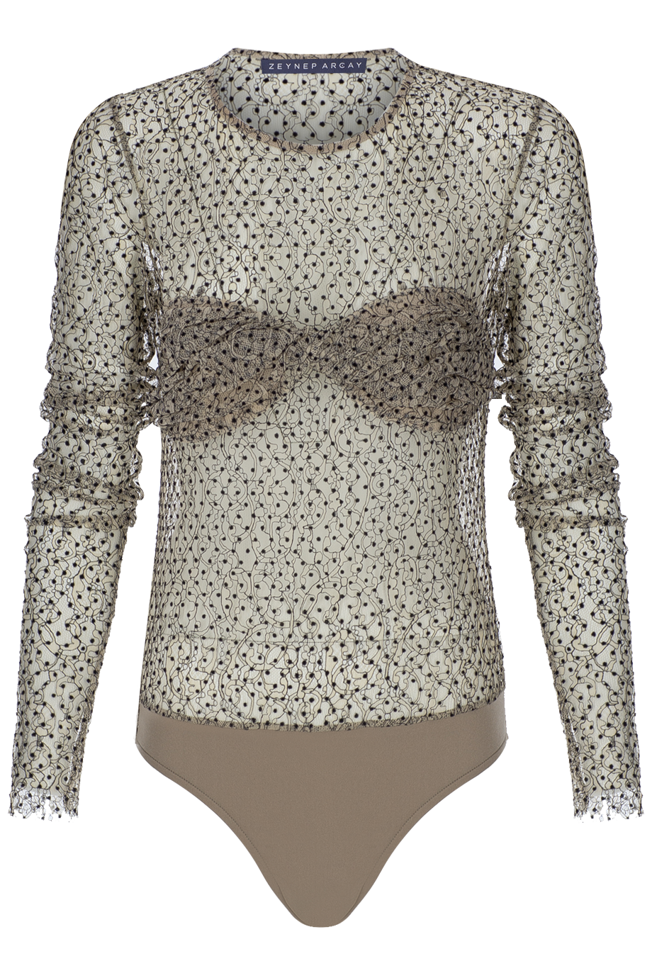 Polka Dot Lace Bodysuit