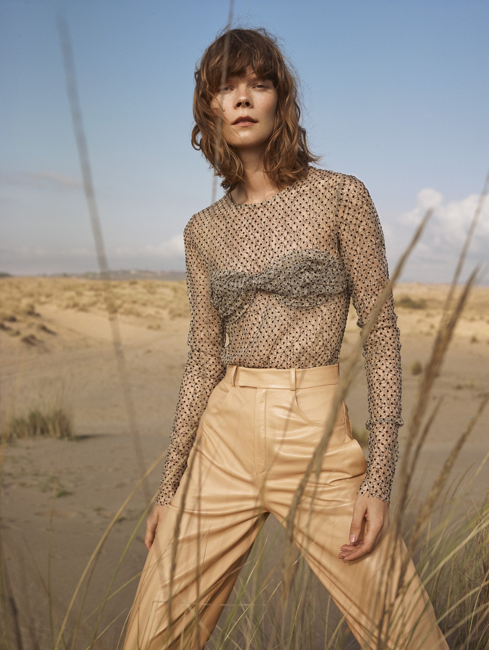 Baloon Leather Pants