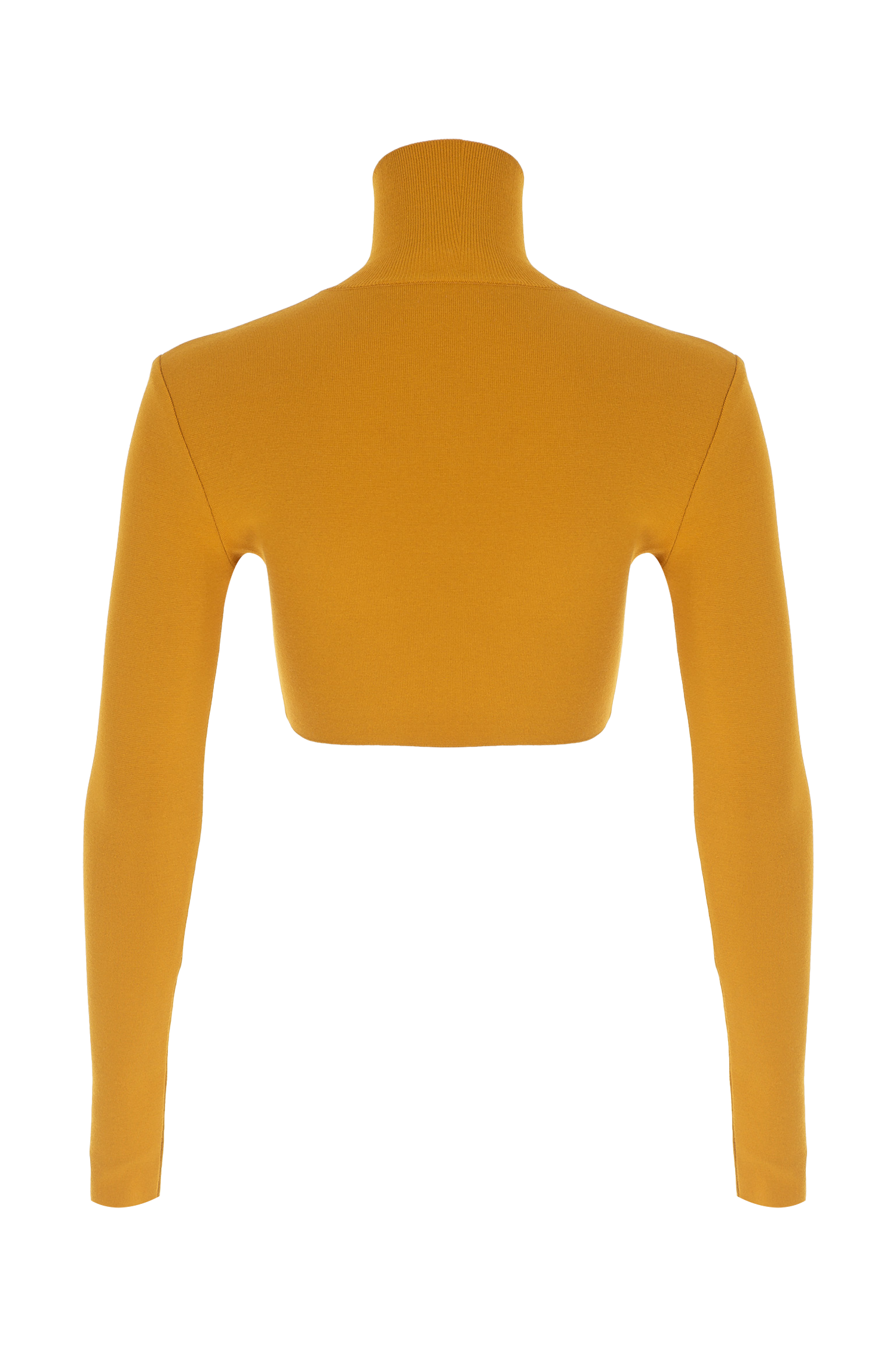 Turtleneck Knit Crop Top