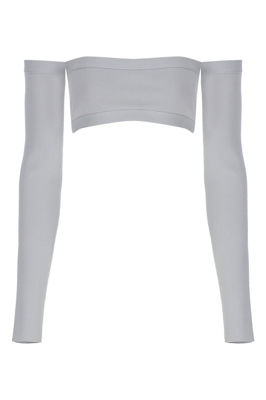 Off Shoulder Knit Crop Top