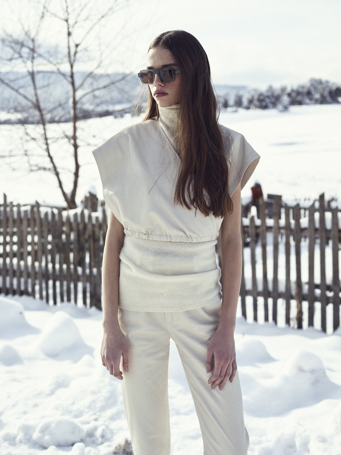 Envelope Leather Top