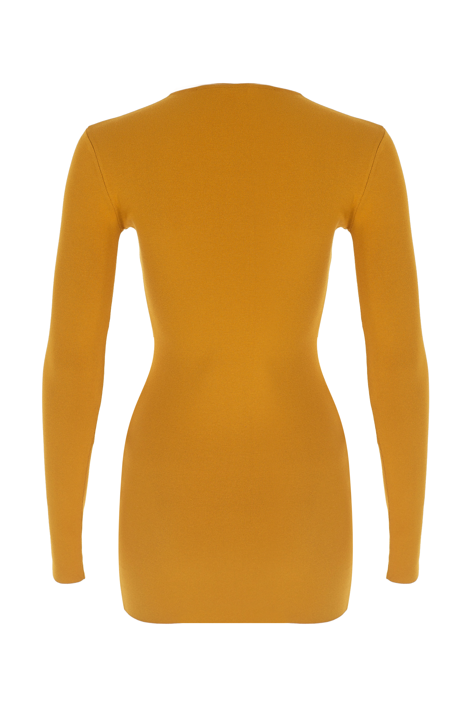 Drop Slit Mini Knit Dress