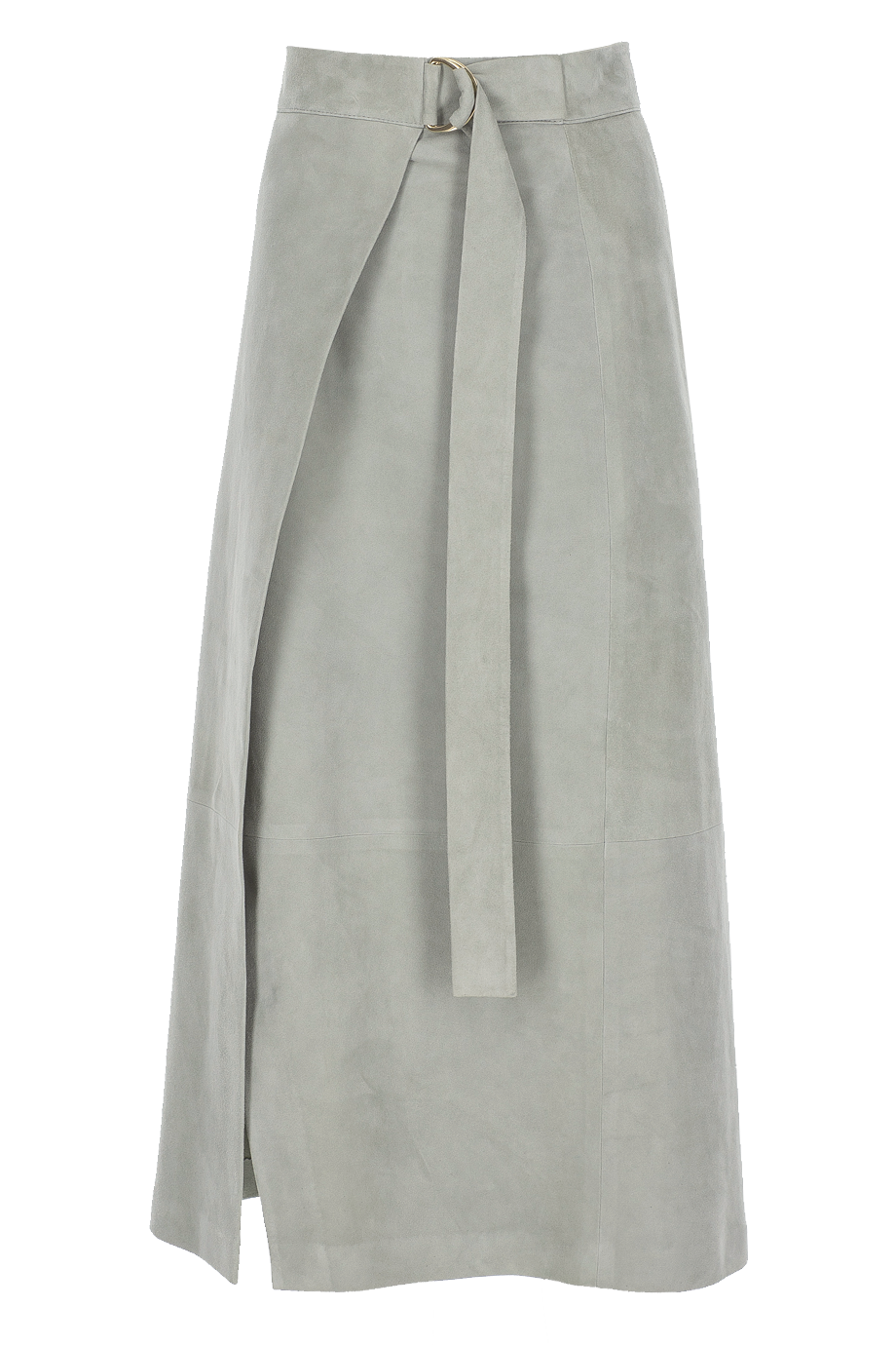 Envelope Suede Skirt