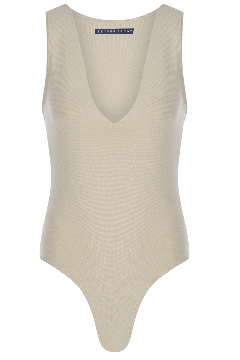 V-Neck Knit Bodysuit