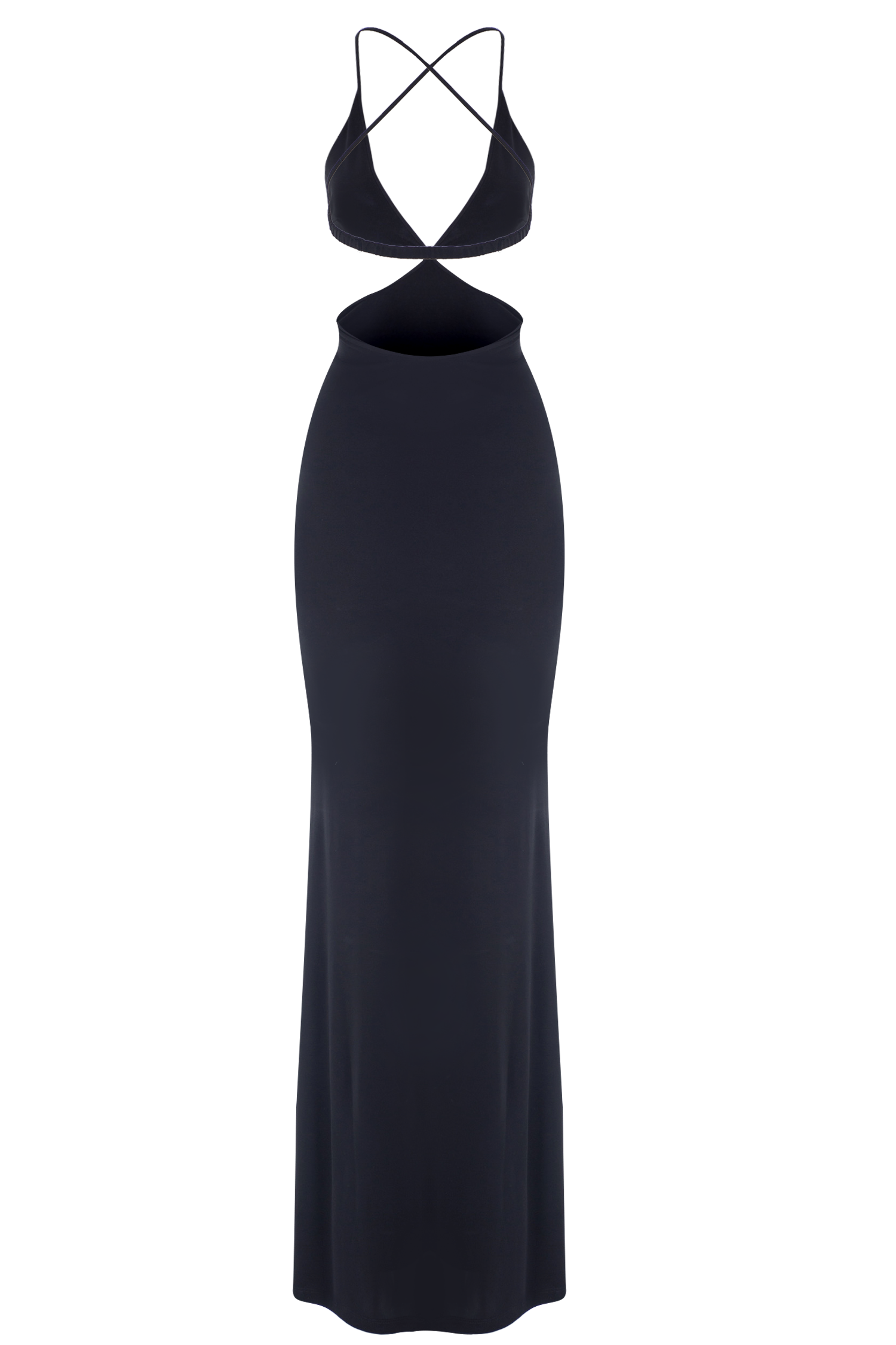 Triangle Top Jersey Gown