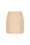 Wool Mini Slit Skirt