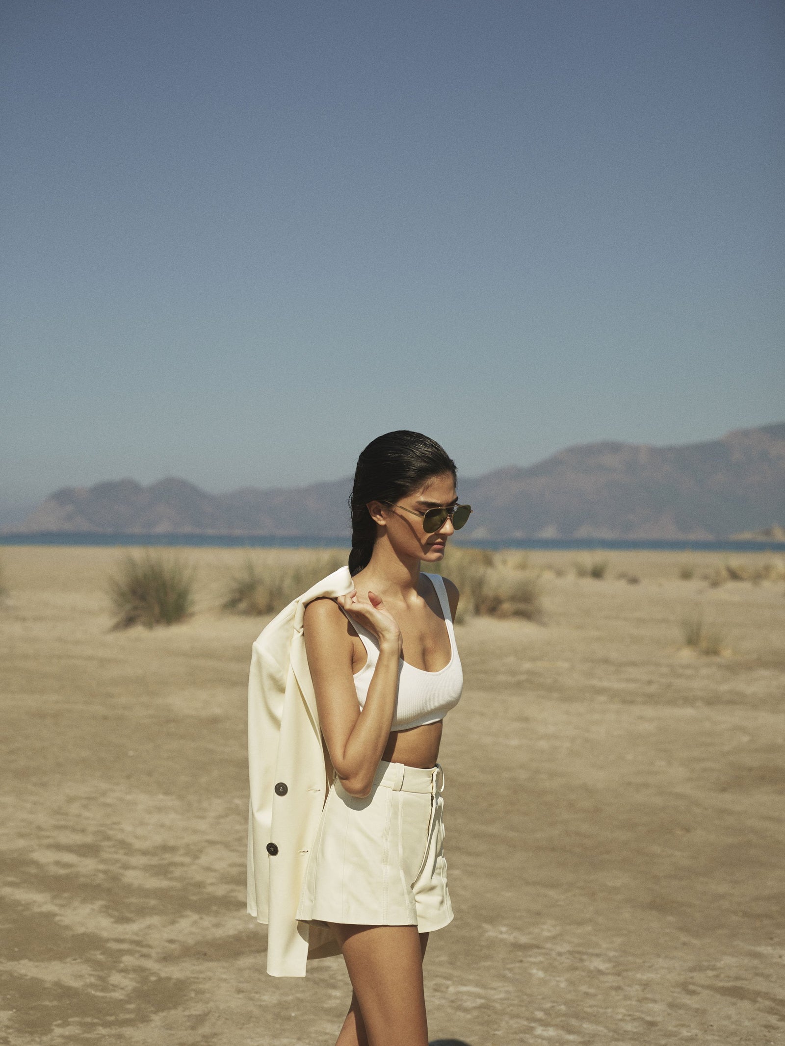 Diamond Leather Shorts