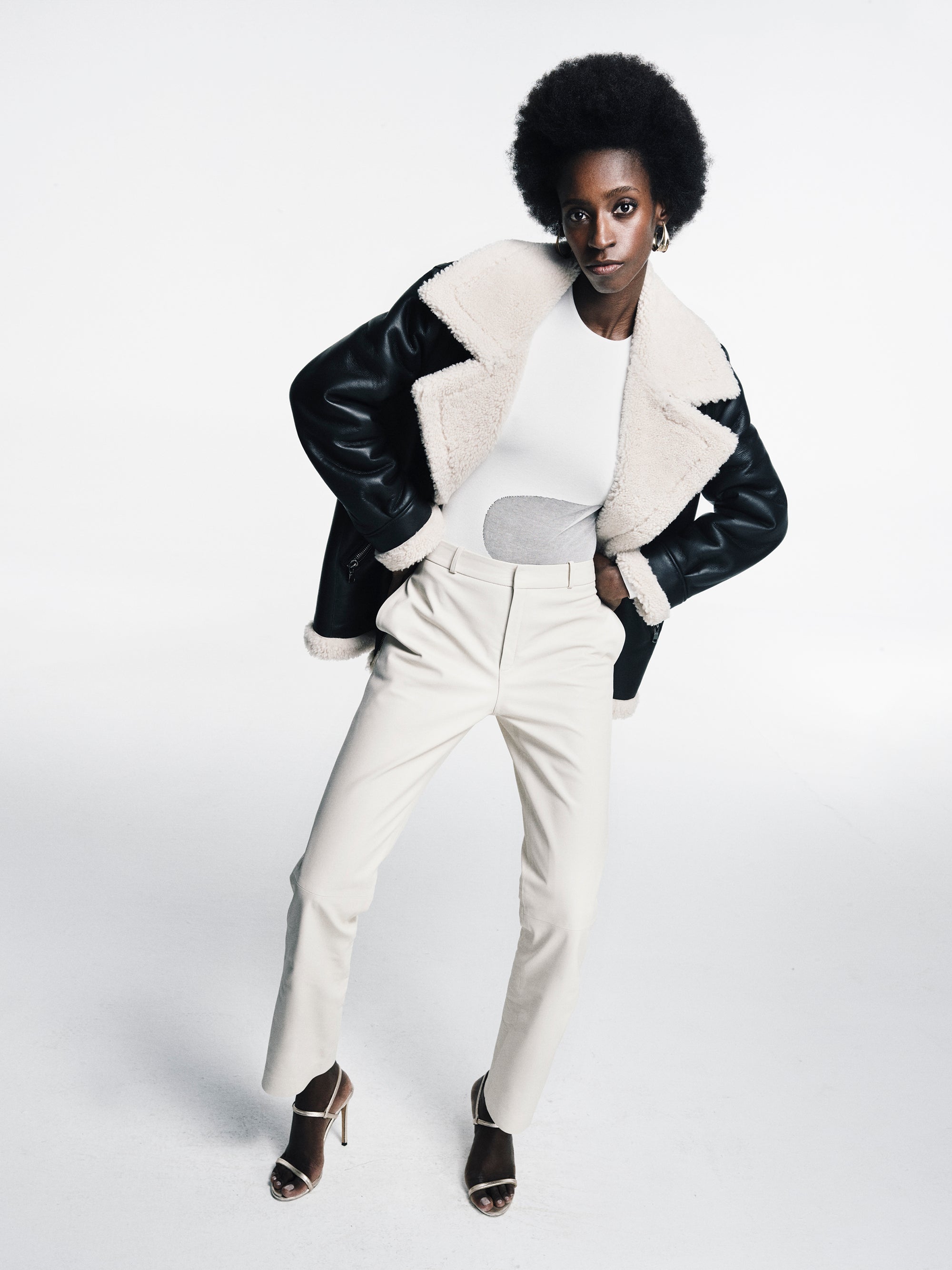 70&#39;s Leather Pants