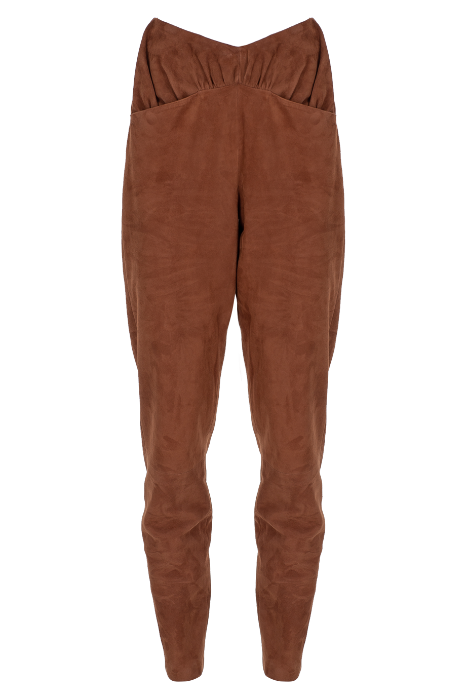 Suede Ruched Pants