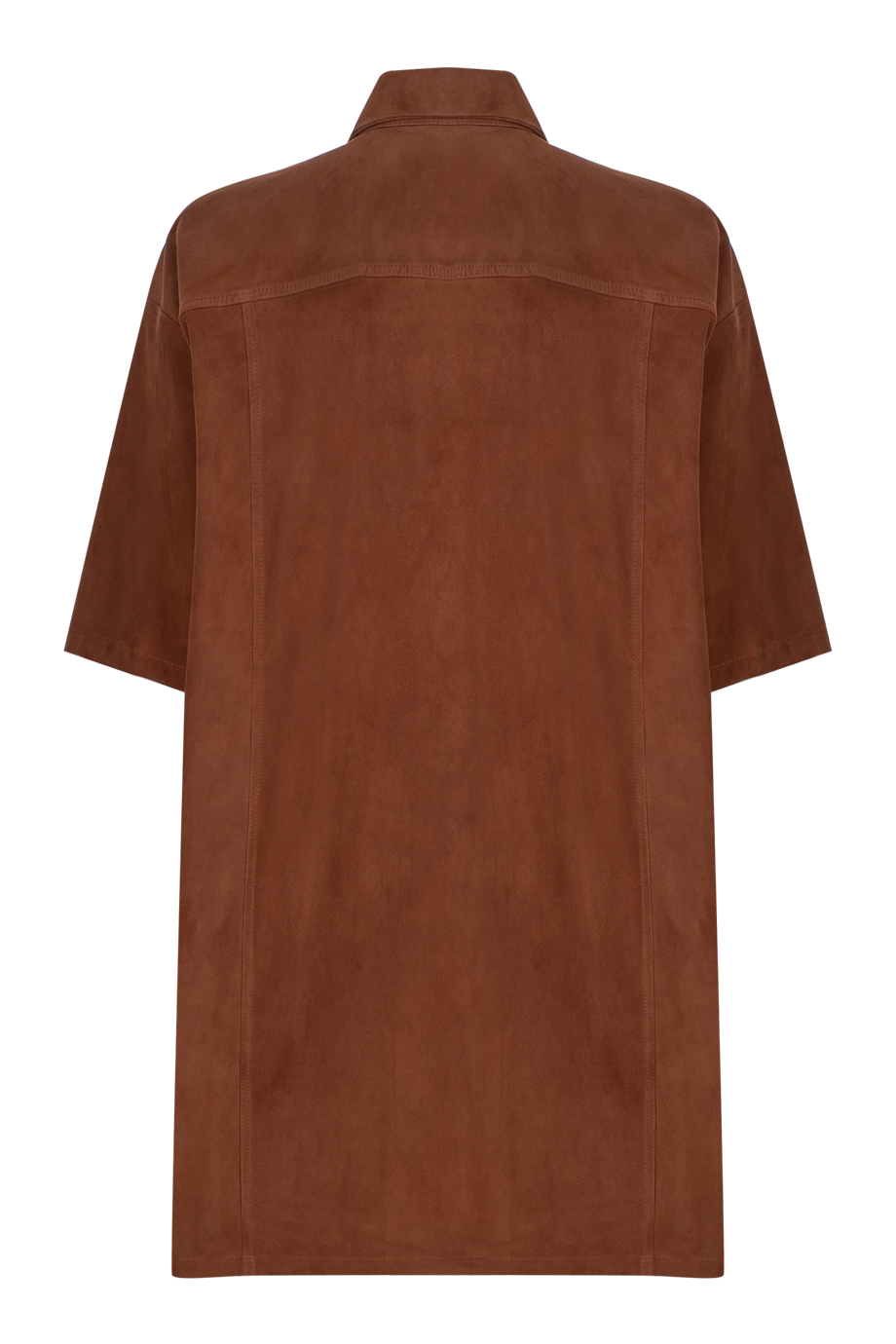 Suede Shirt Dress