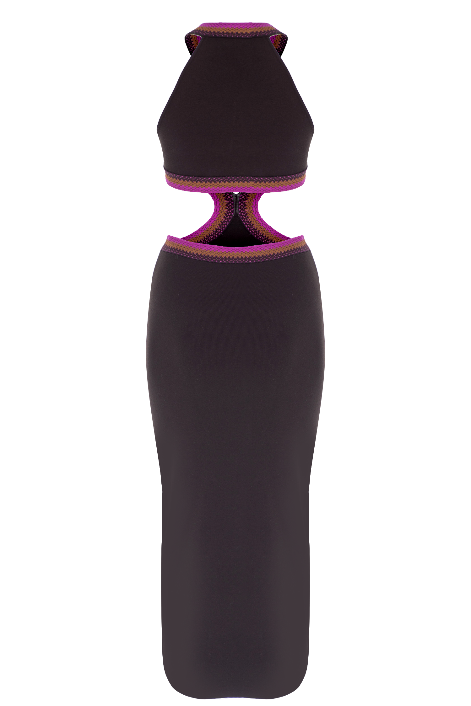 Halterneck CutOut Midi
Knit Dress