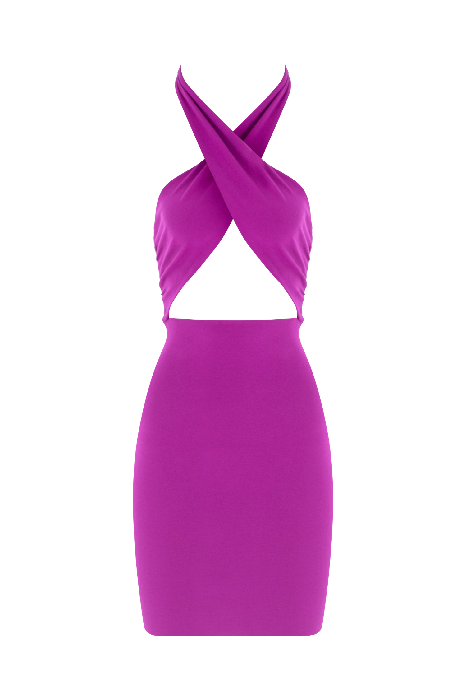 Halterneck Mini Knit
Dress