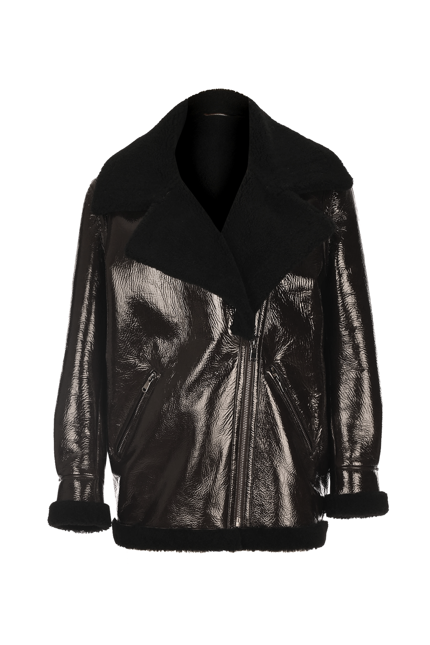 Shearling Oversize BikerJacket