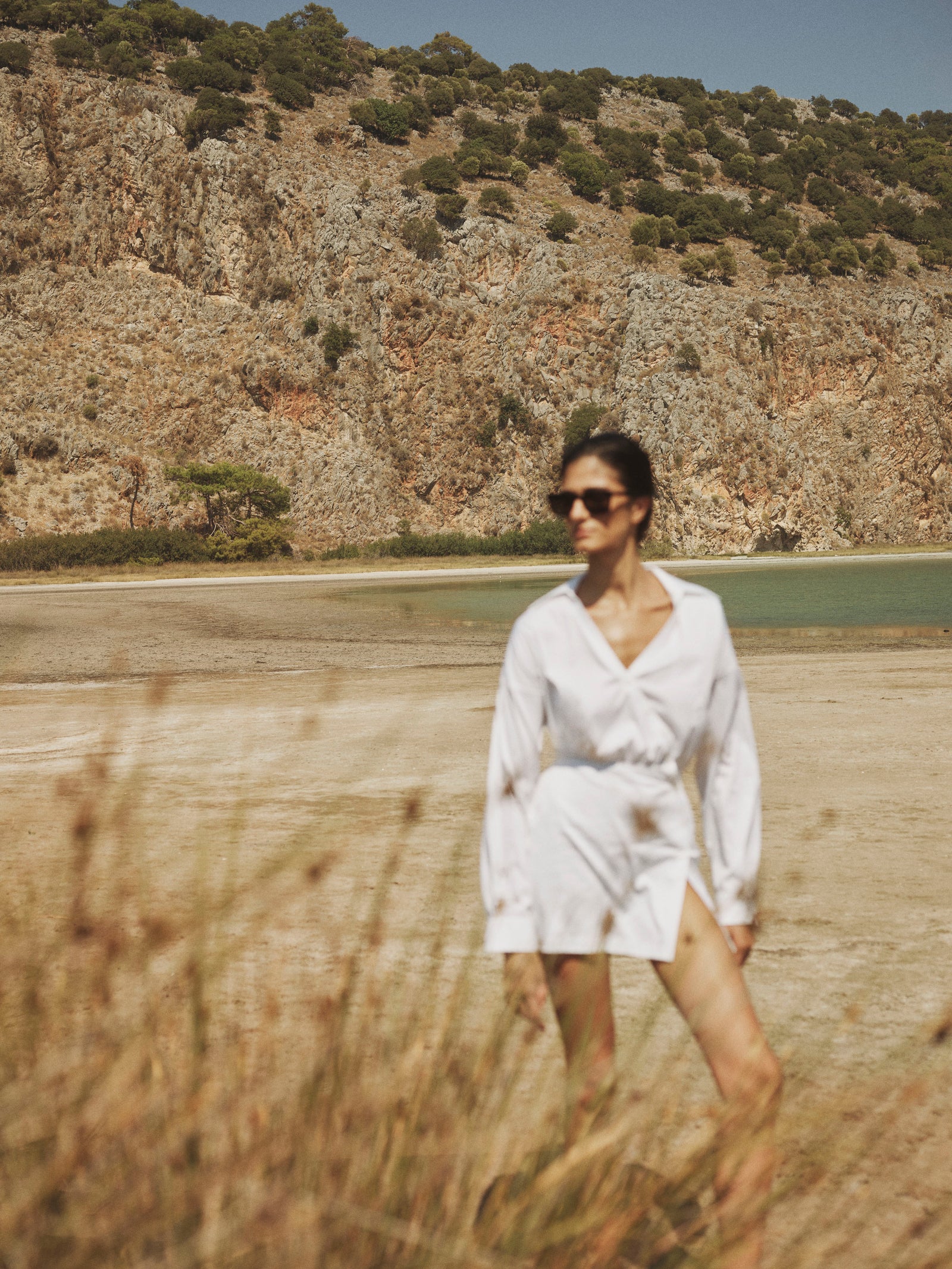 Cotton Mini Shirt Dress