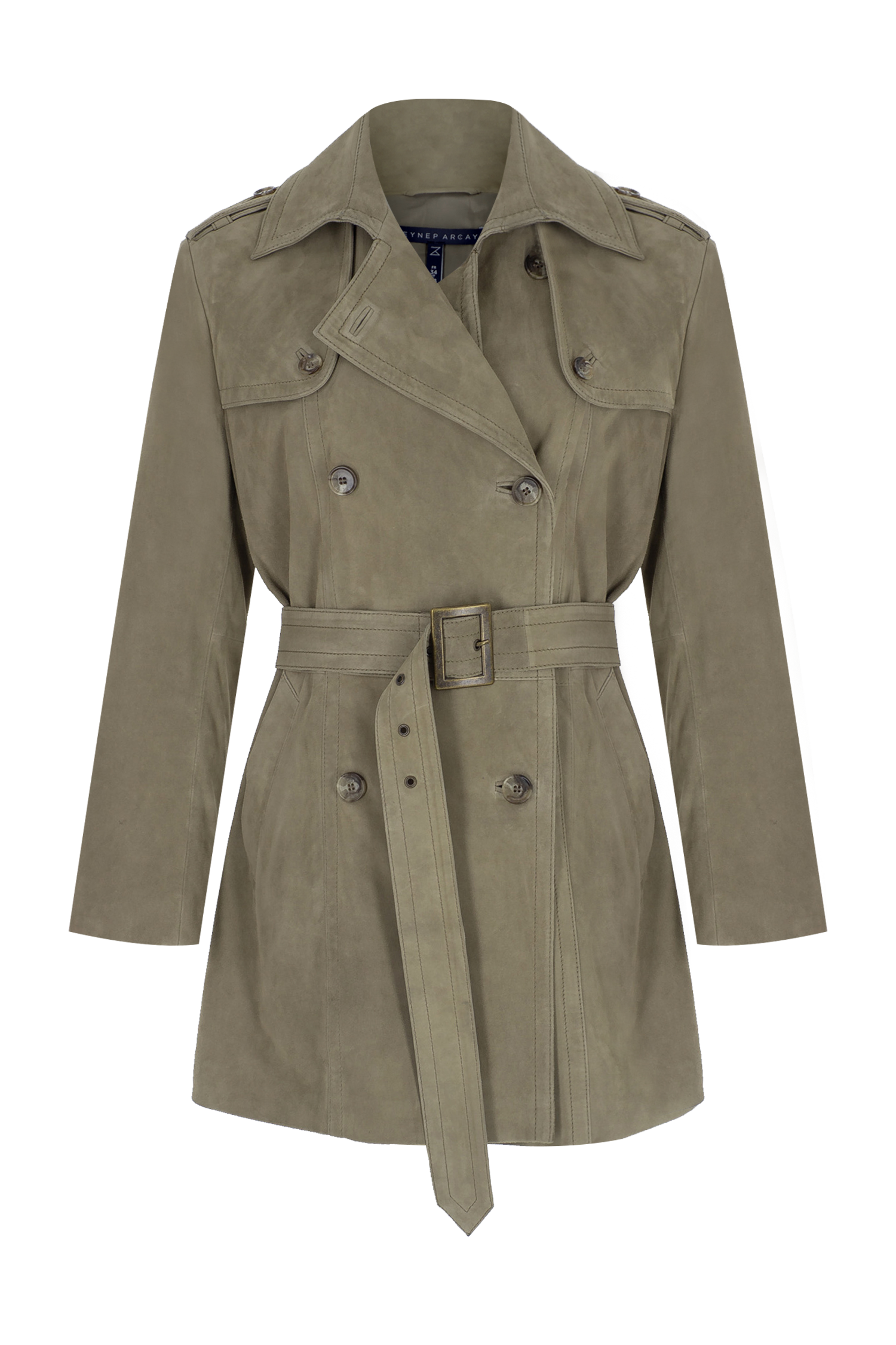 Suede Trenchcoat