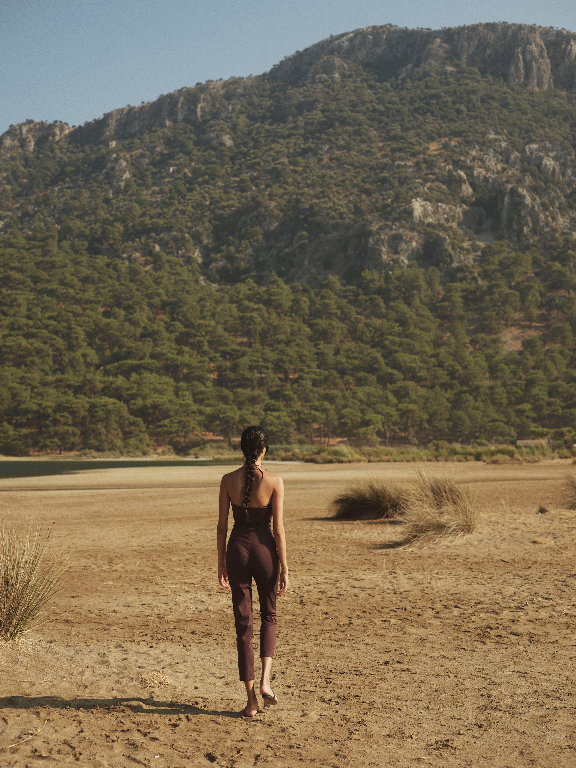 Cotton Ruched Jumpsuit