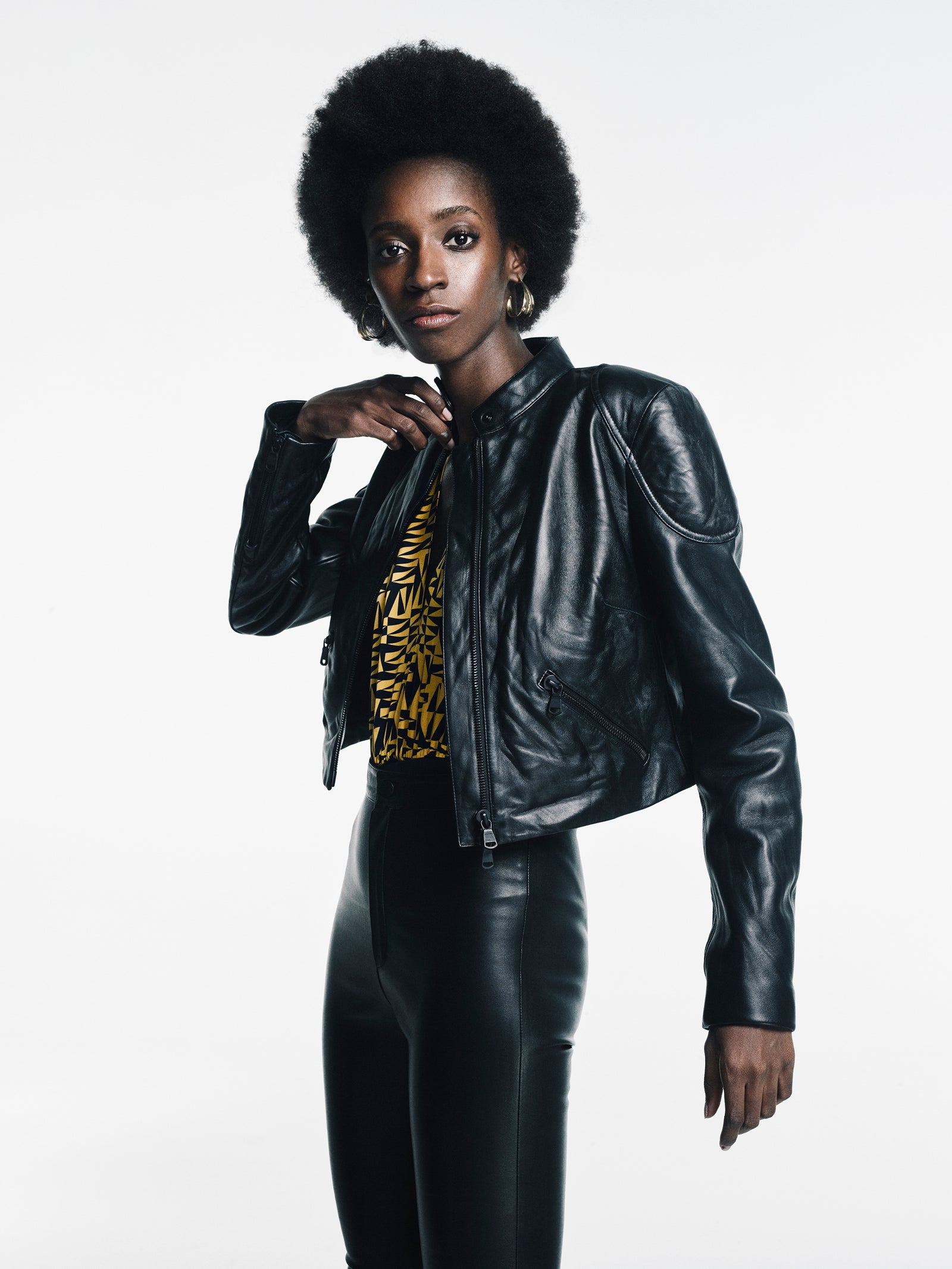 Mini Biker Leather Jacket