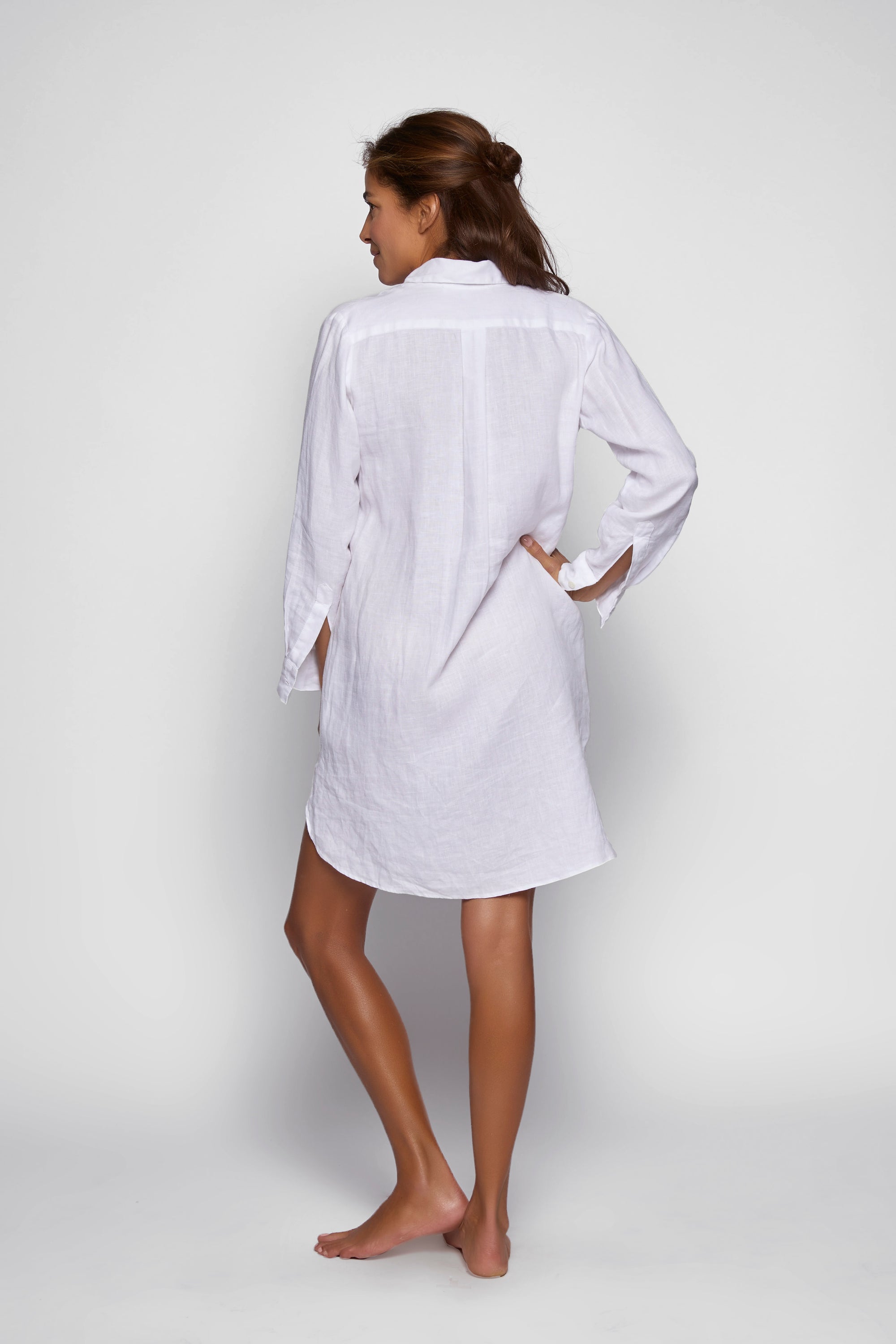 Linen Shirt Dress