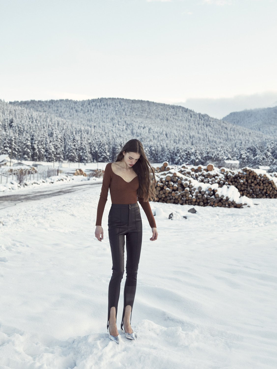 Leather Stirup Pants