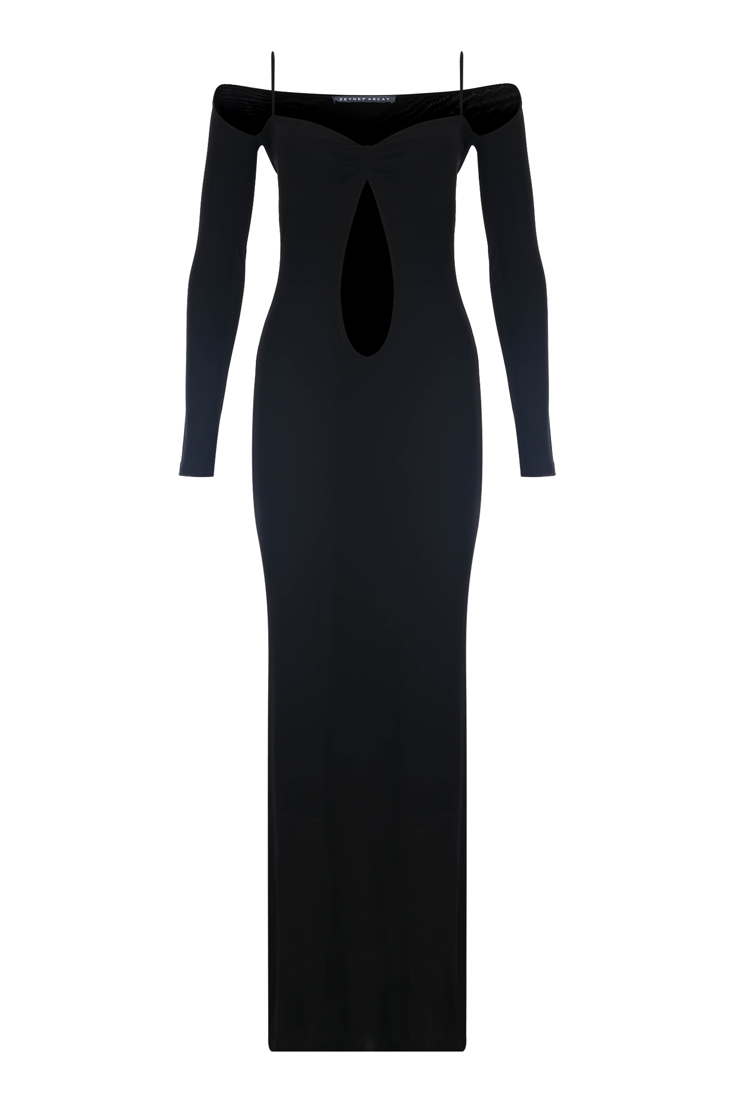 Off The Shoulder Midi Jersey Dress