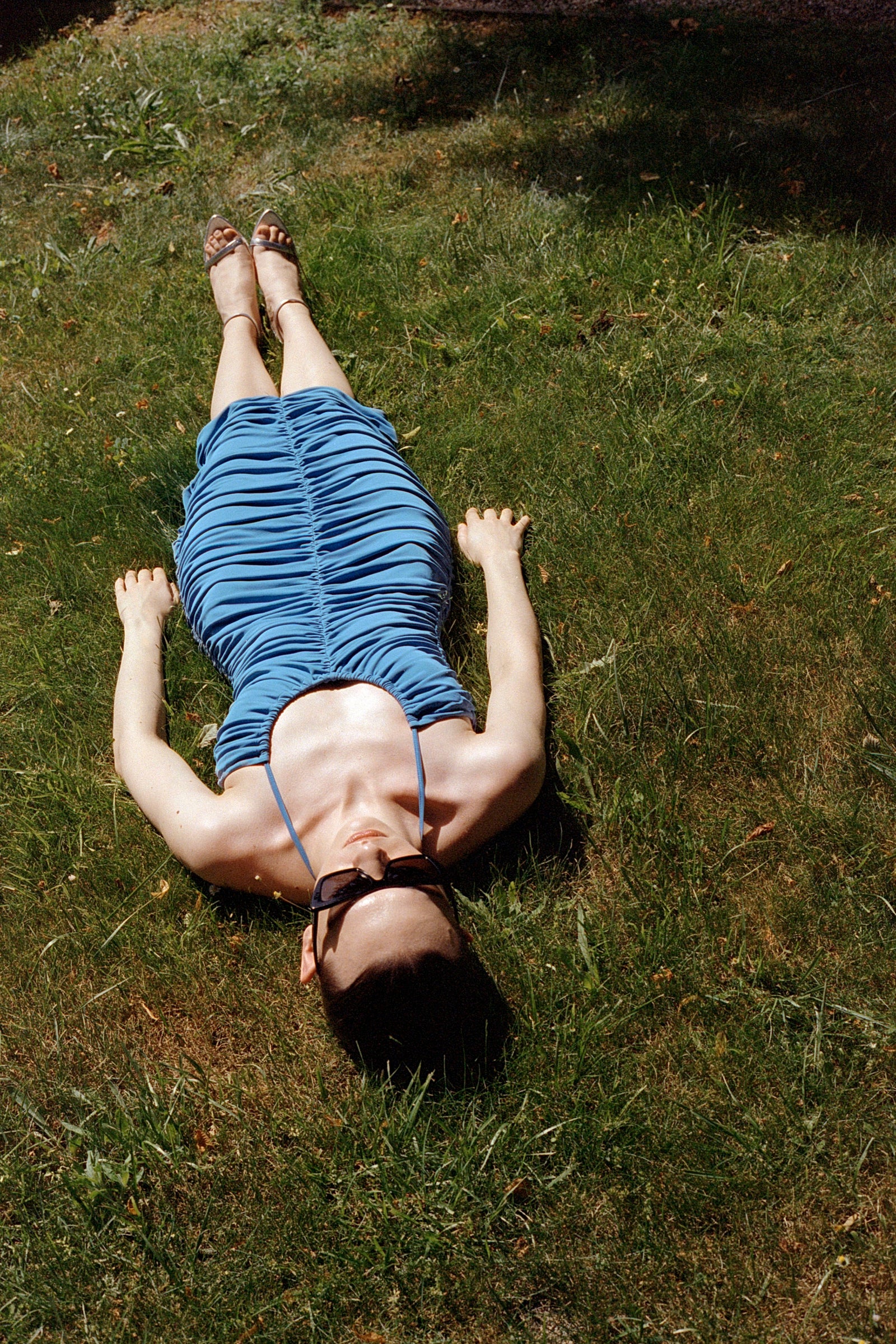 Ruched Jersey Midi
Dress