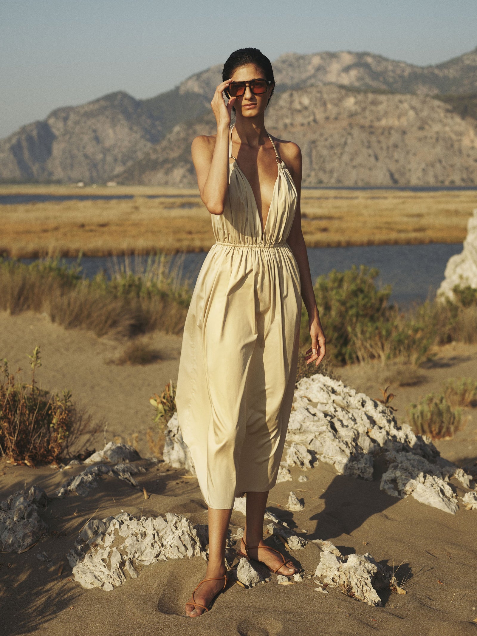 Helen Cotton Midi Dress