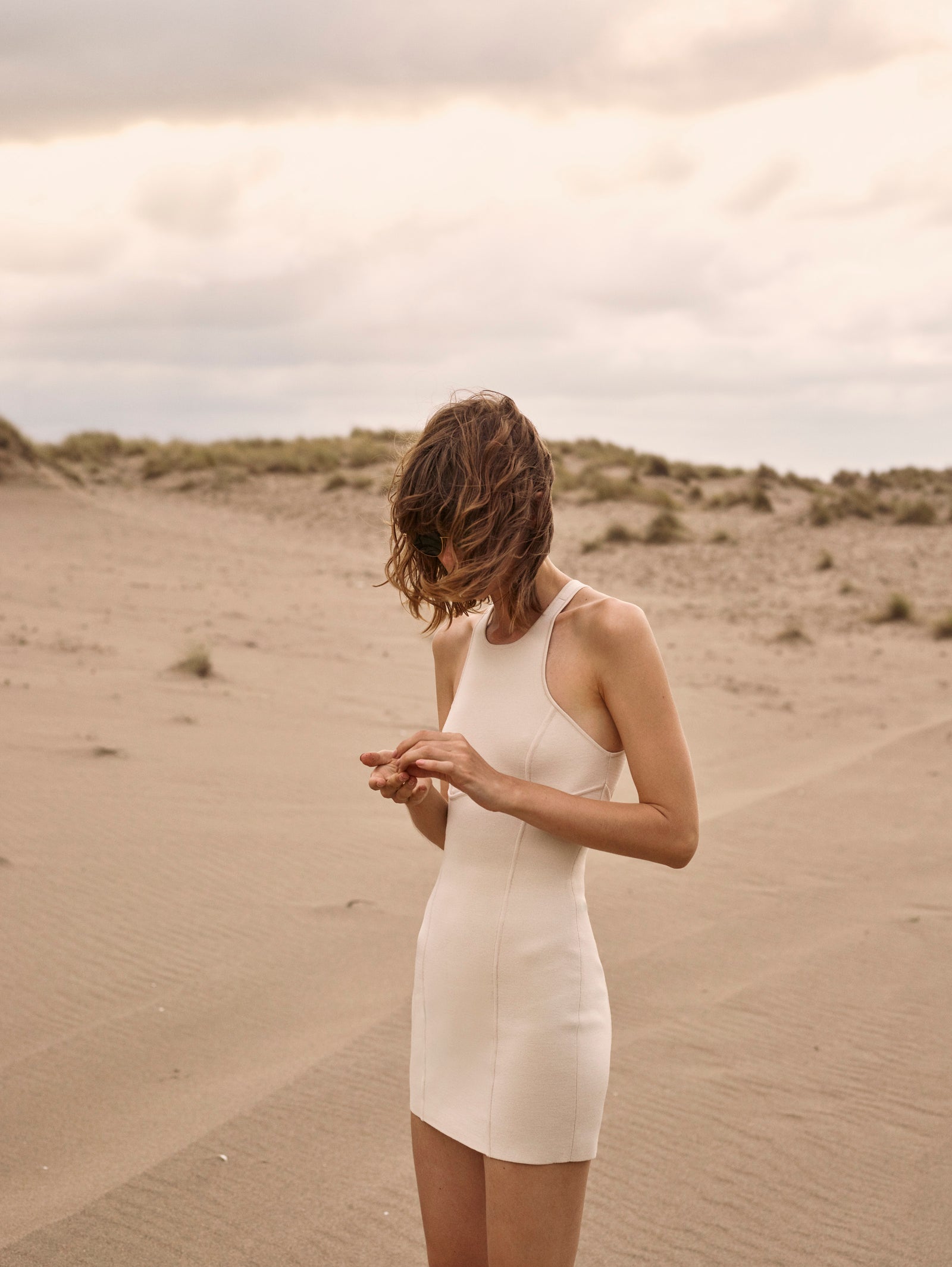 Halter Knit Mini Dress