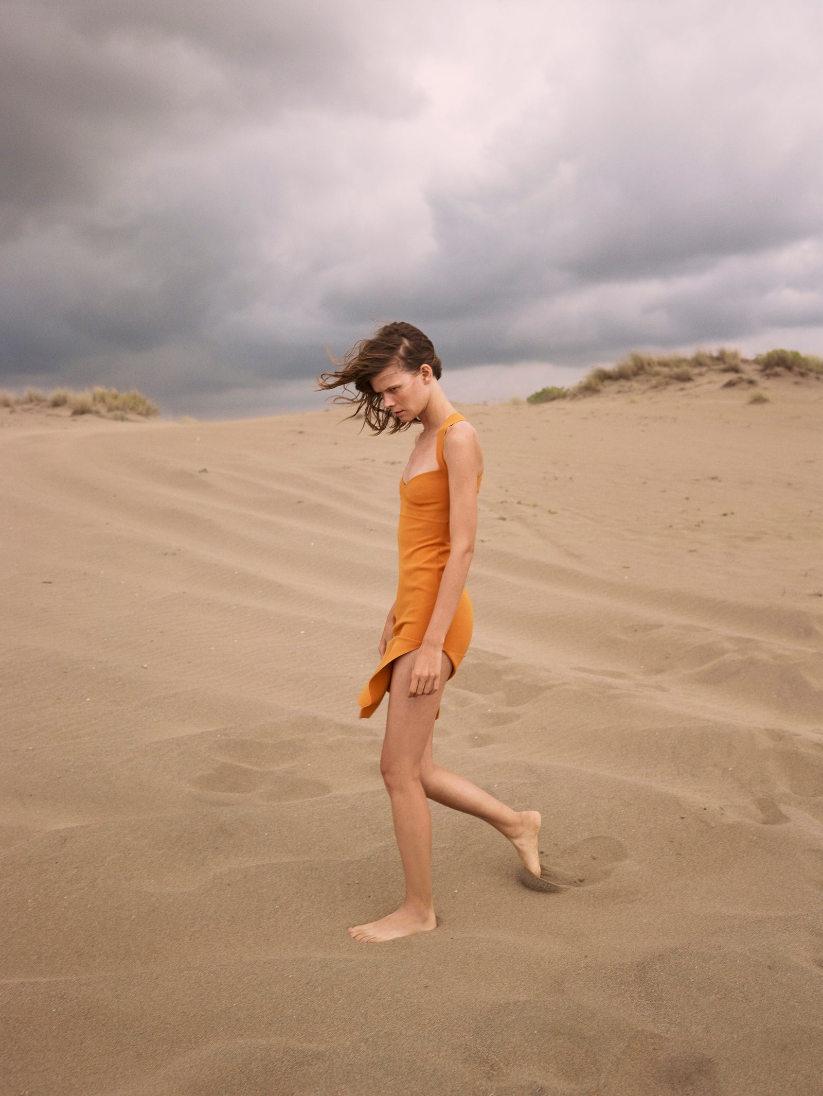 Vintage Knit Midi Dress