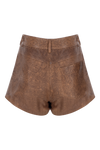 Mini Leather Shorts