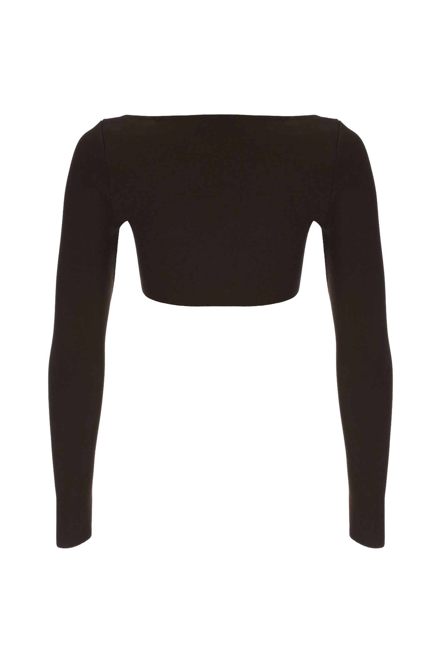 Square Neck Knit CropTop