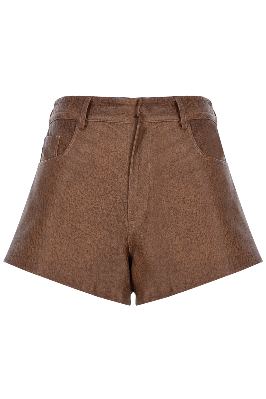 Mini Leather Shorts