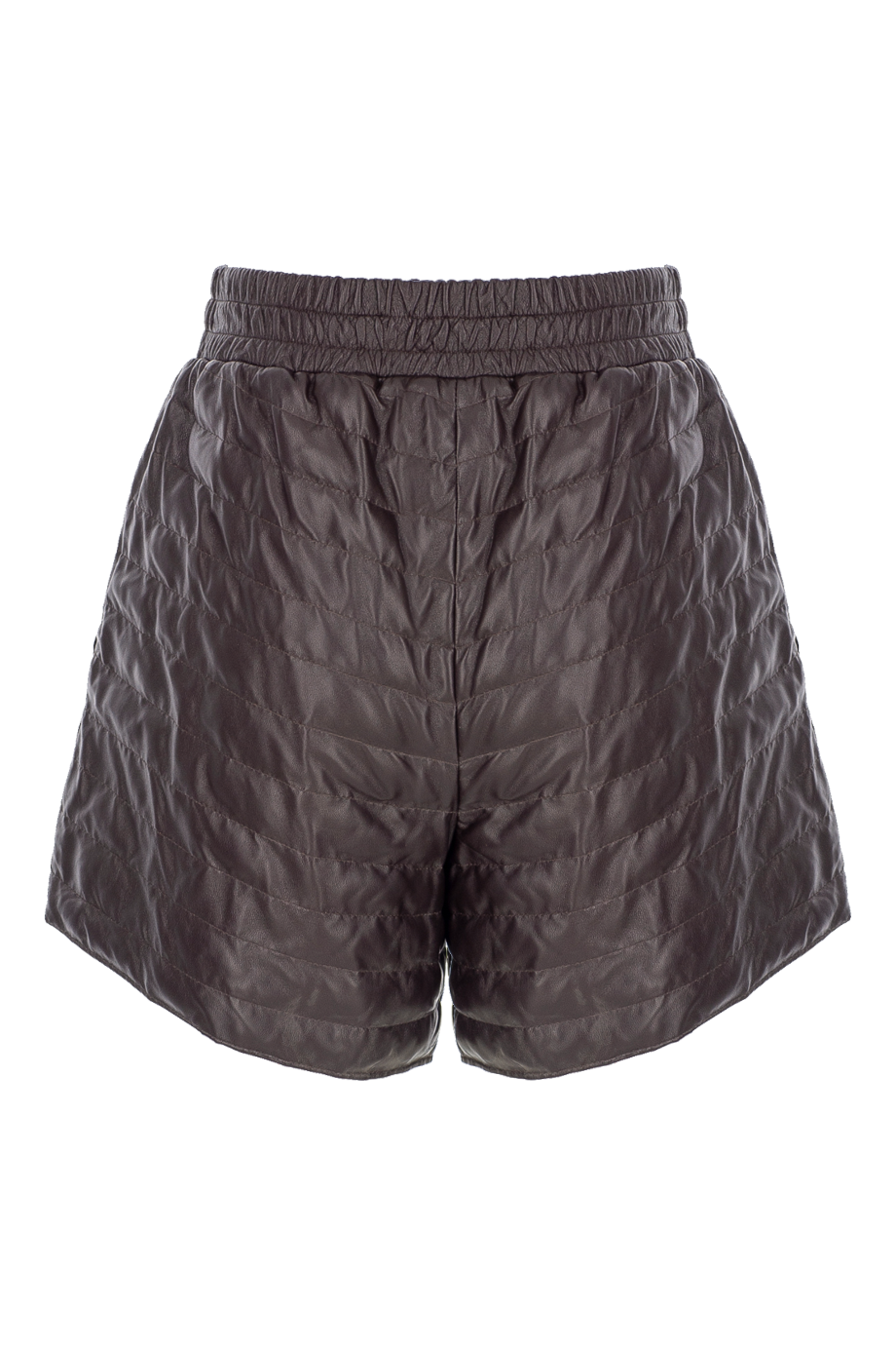 Quilted Leather Shorts